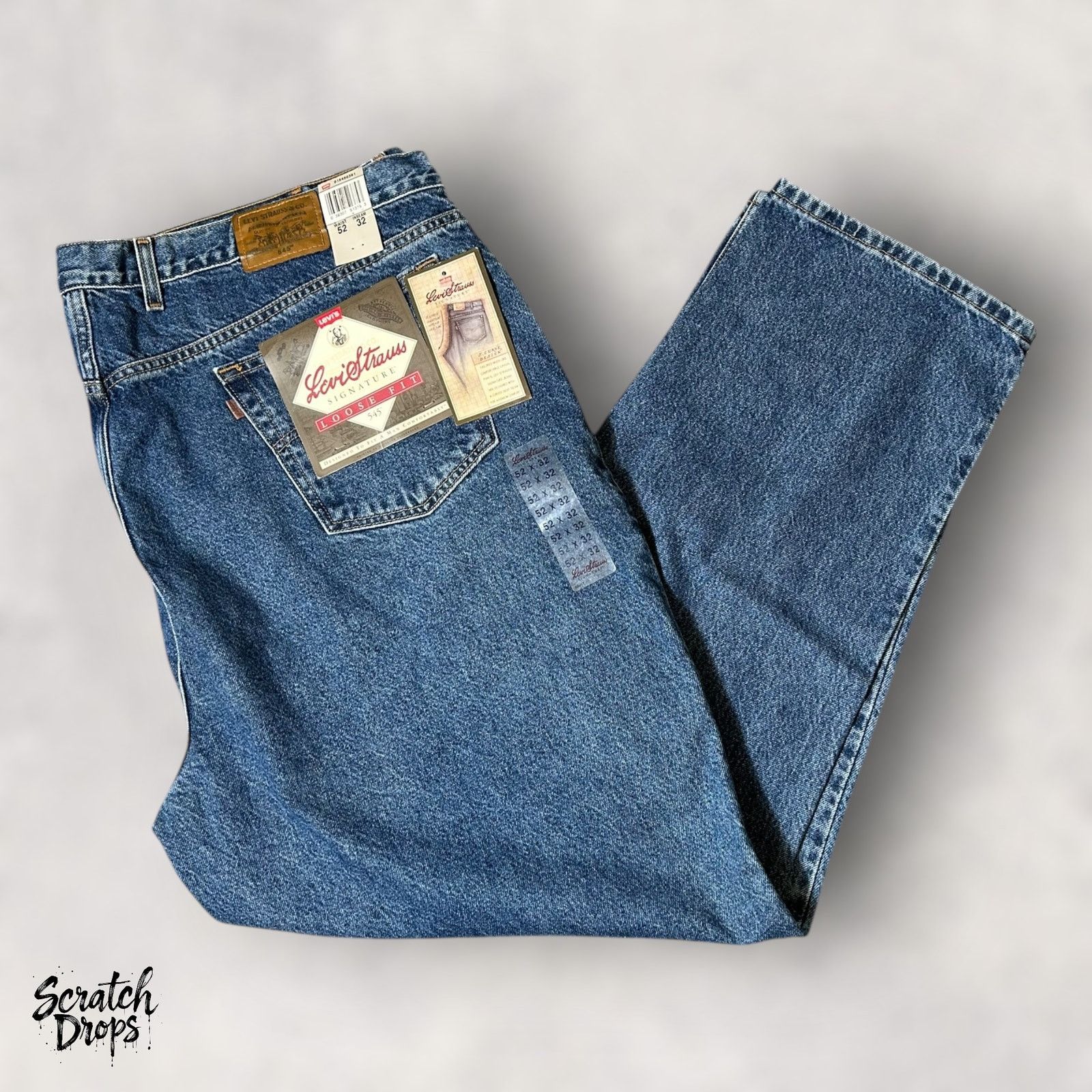 Levi's Vintage Levi's Signature 545 Men's Jeans NWT W52 L32 Loose Size US 38 / EU 54 - 6 Thumbnail