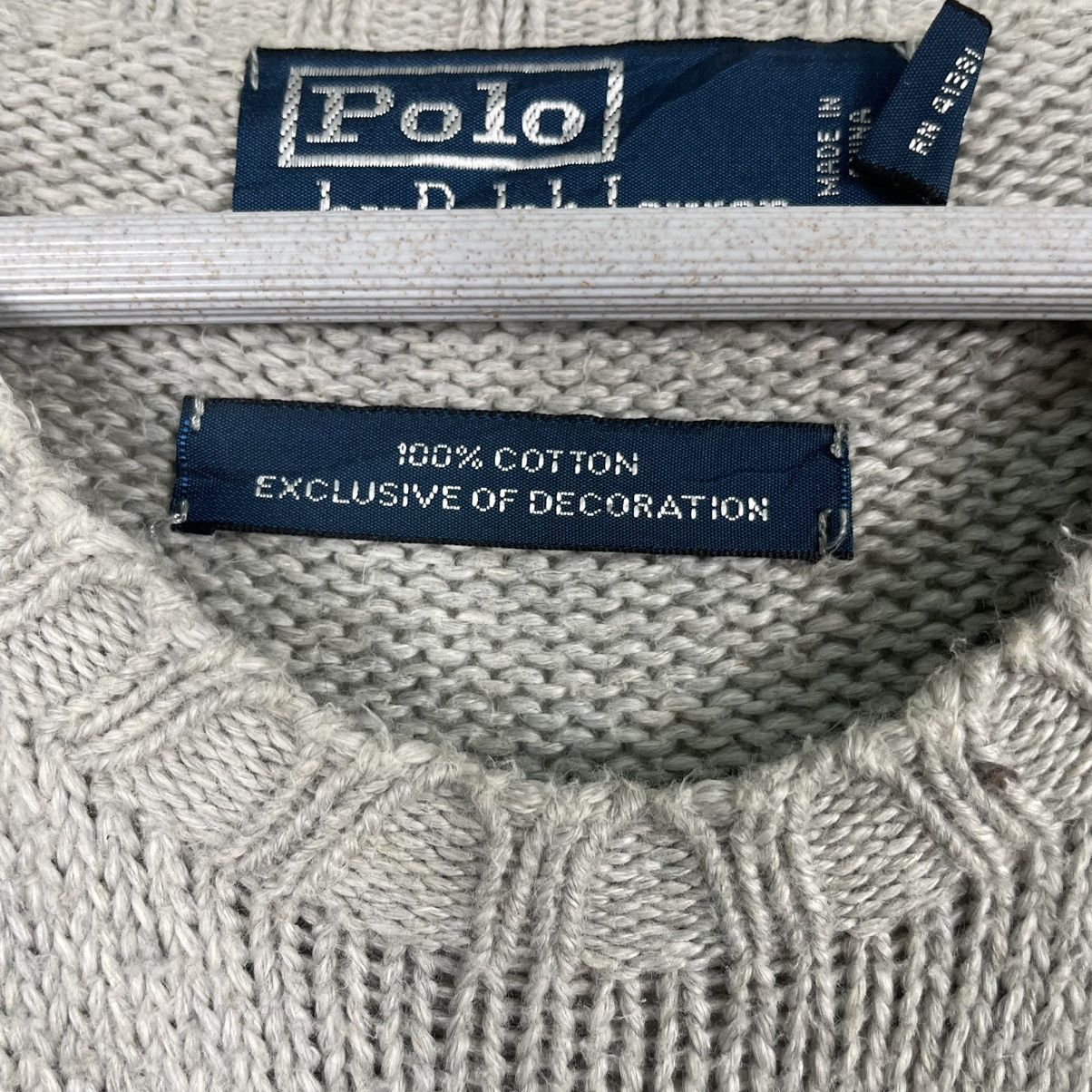 Aran Isles Knitwear × Polo Ralph Lauren × Ralph Lauren 💥POLO RALPH LAUREN CREWNECK KNIT JUMPER PULLOVER Size US M / EU 48-50 / 2 - 10 Thumbnail