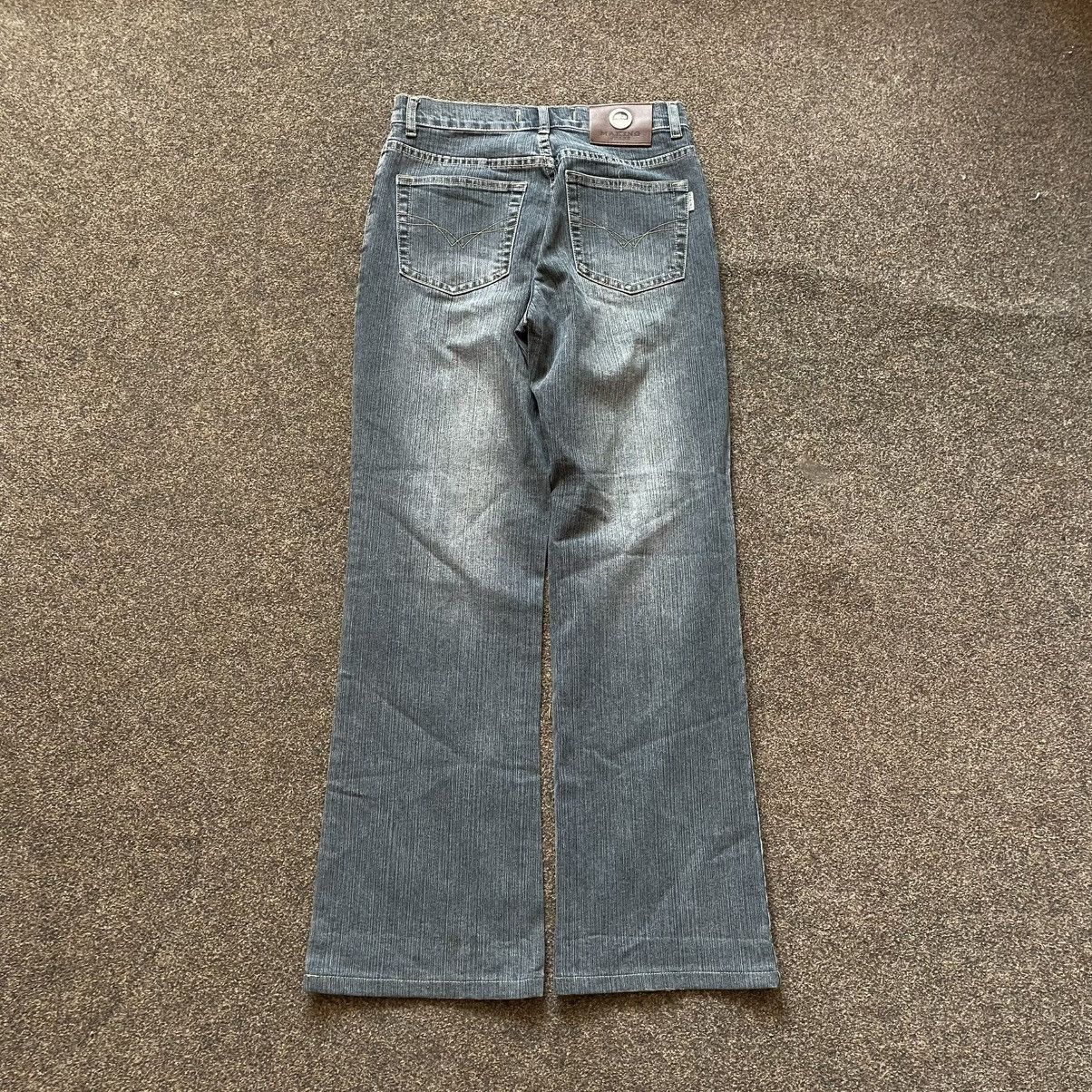 Vintage Vintage 90s Y2K Faded Denim Flared Jeans Baggy Americana 32 Size US 32 / EU 48 - 2 Thumbnail
