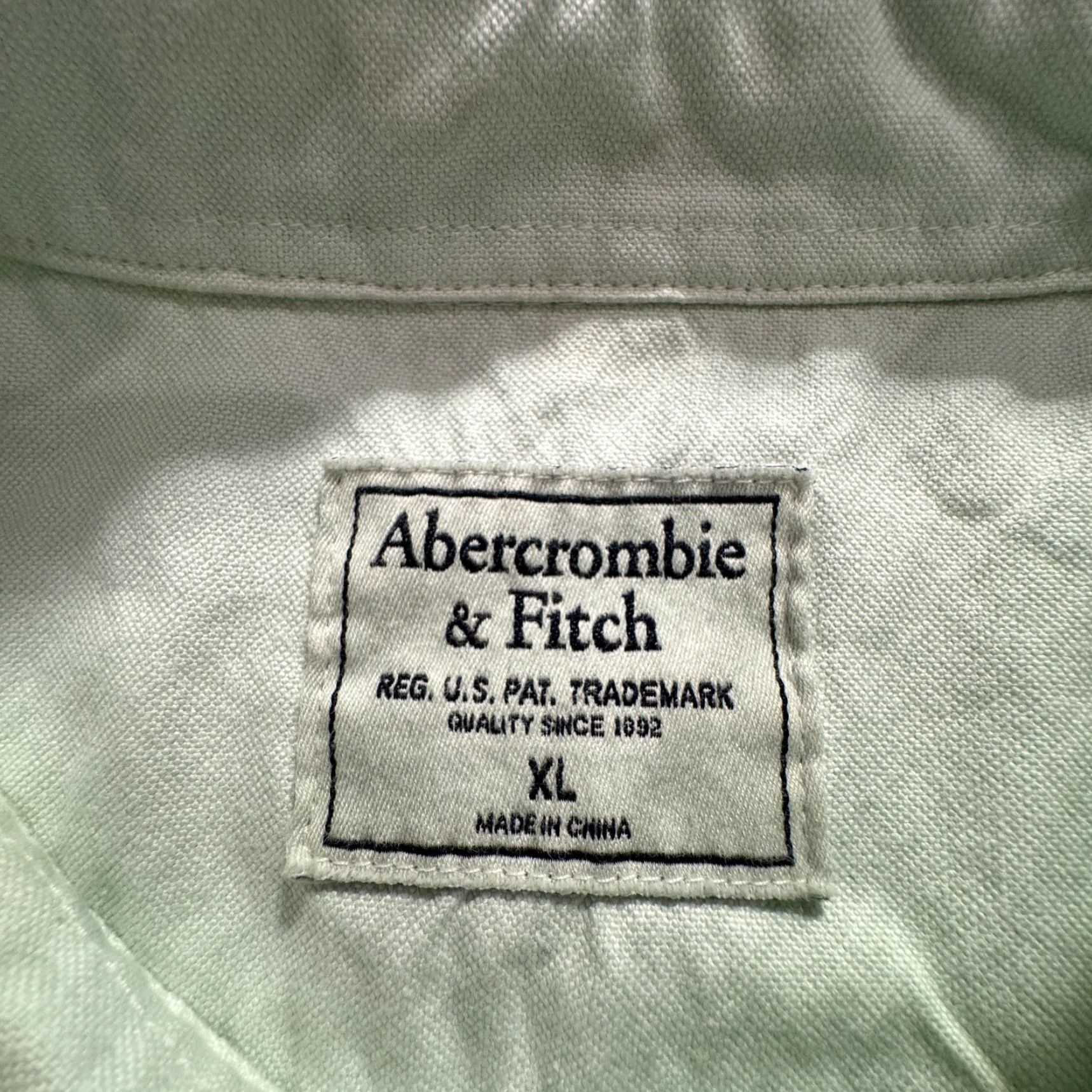 Abercrombie & Fitch Abercrombie & Fitch Shirt Mens XL Green Button Long Sleeve Vintage Preppy Casual Shirt Size US XL / EU 56 / 4 - 4 Thumbnail