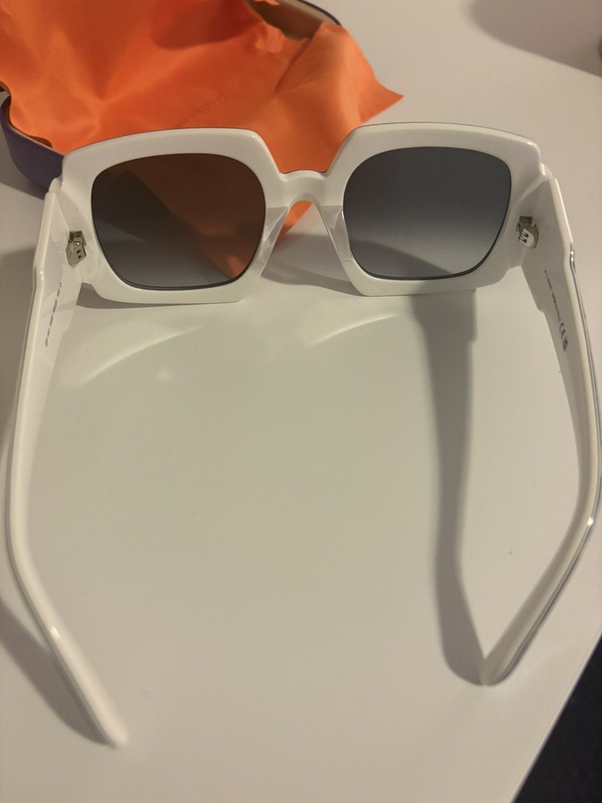 Emilio Pucci Emilio Pucci White and Blue Sunglasses Size ONE SIZE - 9 Thumbnail