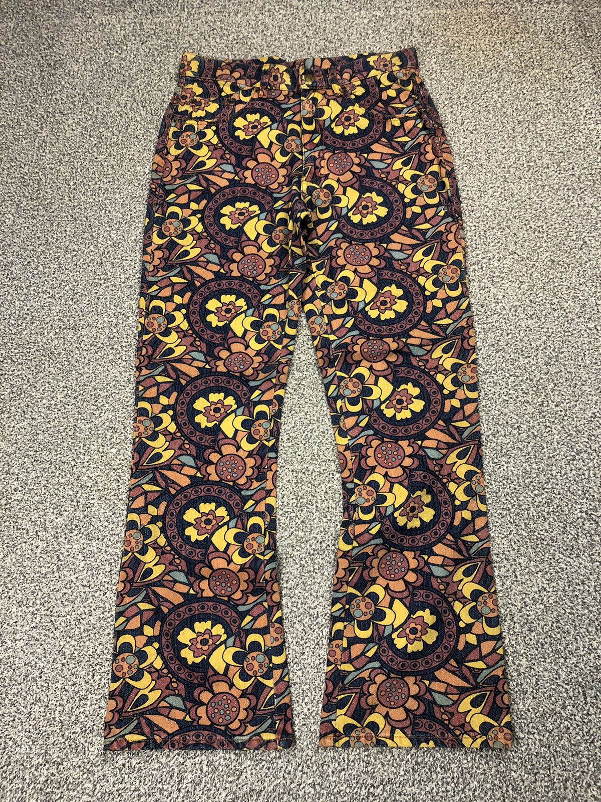 Japanese Brand × Vintage Vintage Japanese Brand Pop And Pop Family OVP Flare Jeans Size US 30 / EU 46 - 1 Thumbnail