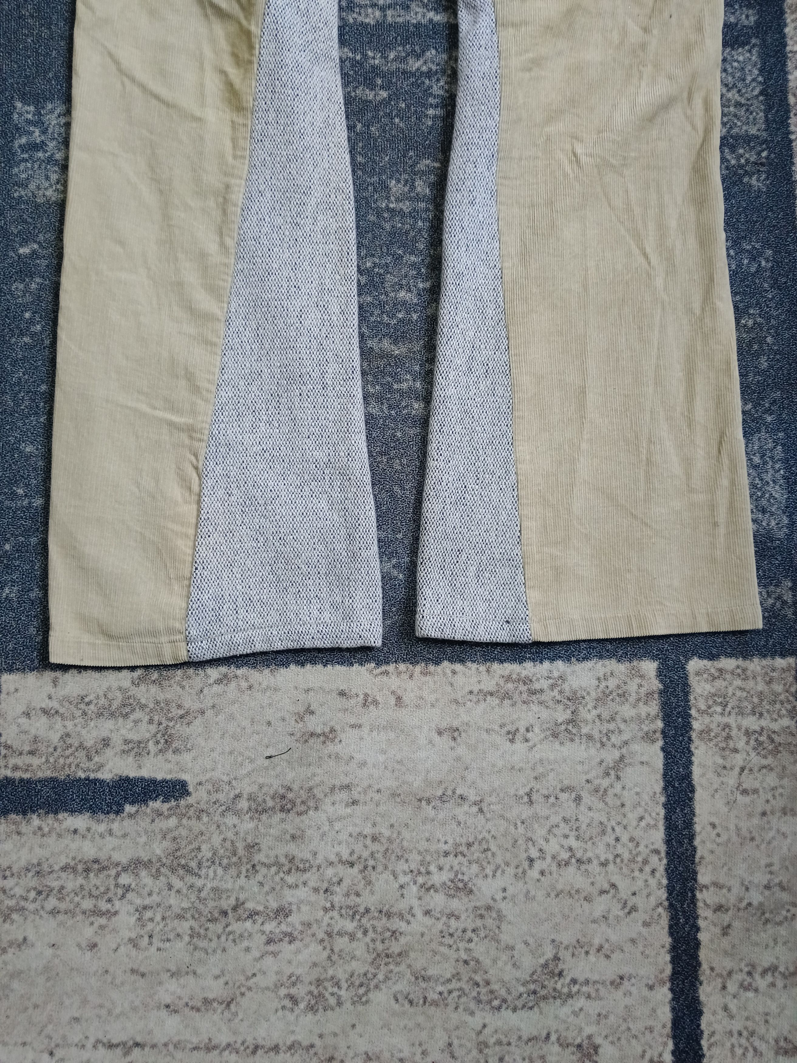 Japanese Brand FLARE TWIST PRONOUNCED TWO TONE PANTS Size US 31 - 6 Thumbnail