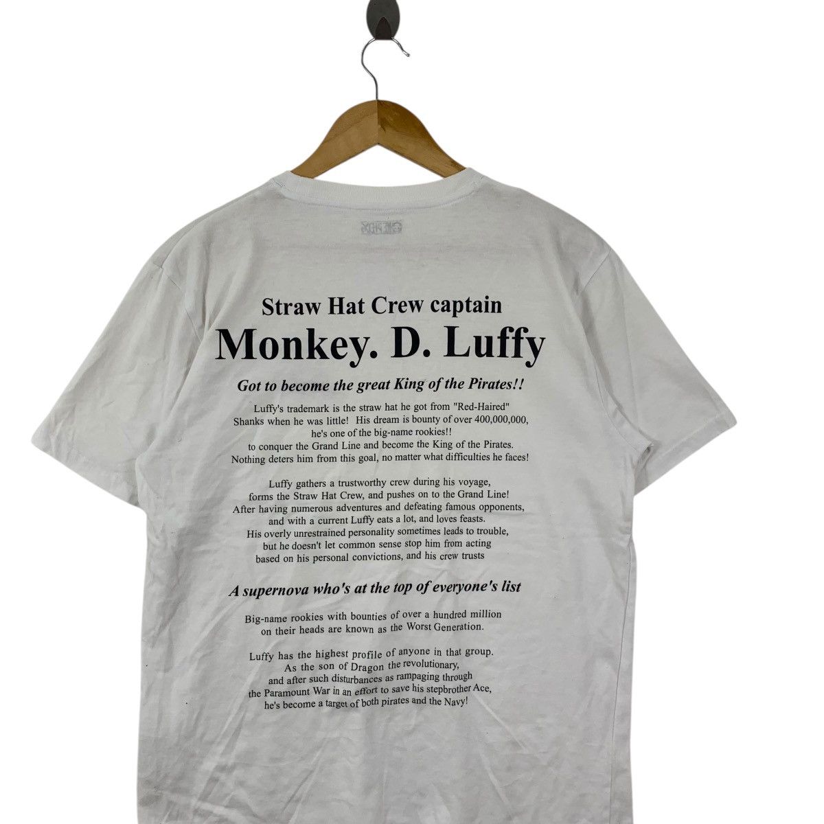 Anime ANIME ONE PIECE Monkey D. Luffy Pirates King Tee Shirt Top Size US M / EU 48-50 / 2 - 7 Thumbnail