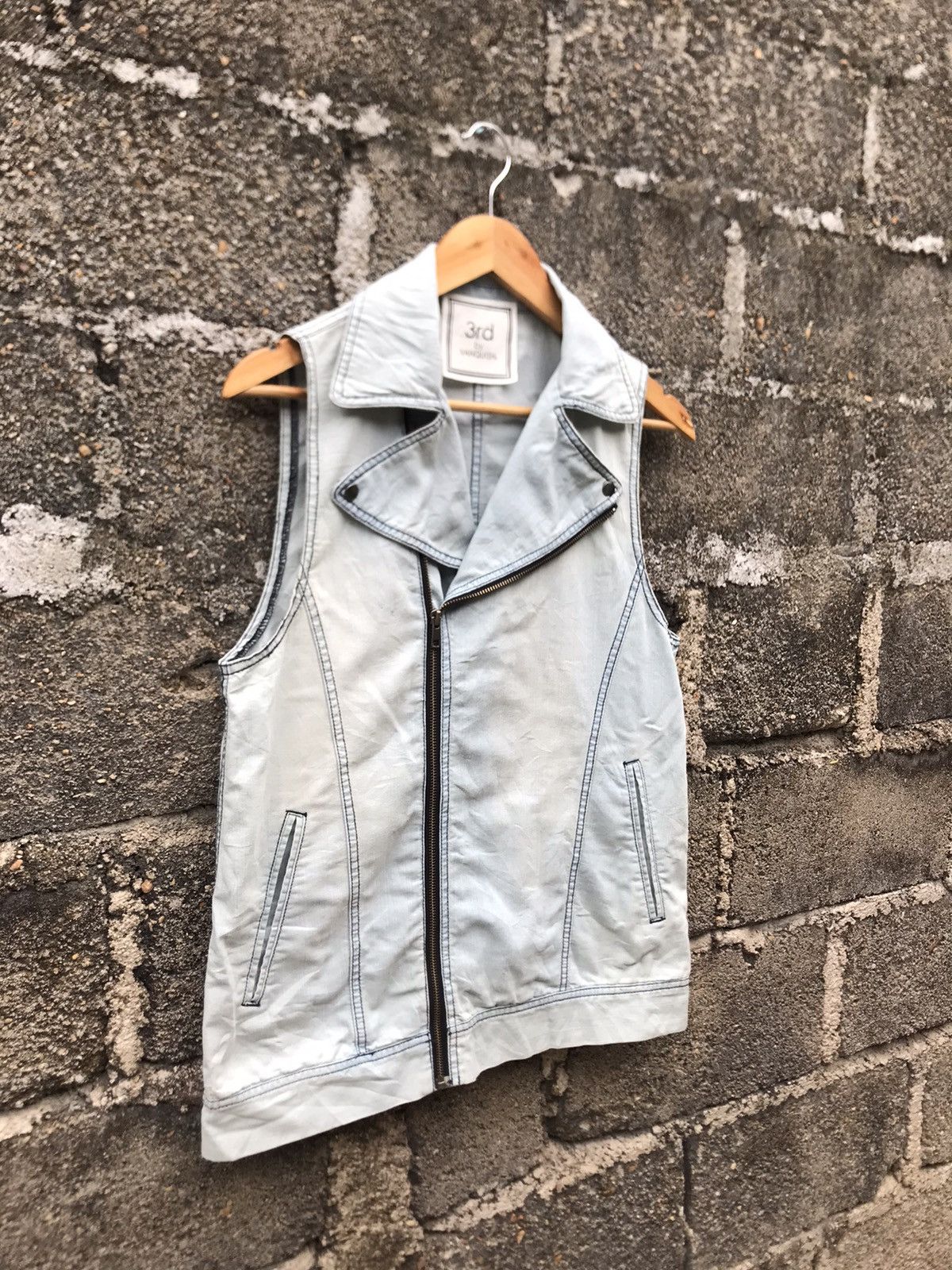 Designer × Japanese Brand × Vanquish 🌟Nice Design 3rd By Vanquish Double Collar Vest Size US S / EU 44-46 / 1 - 2 Thumbnail