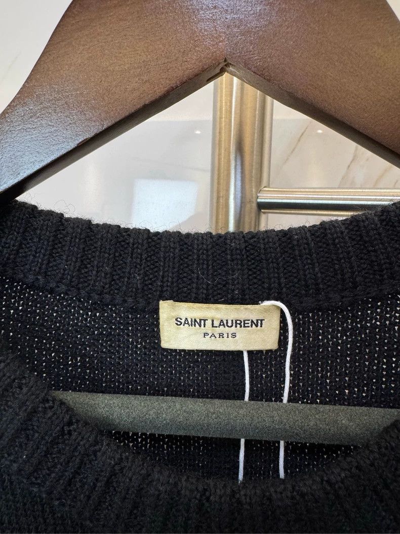 Yves Saint Laurent Saint Laurent Dinosaur embroidered sweater 2502-Nextarrow Size US M / EU 48-50 / 2 - 3 Thumbnail