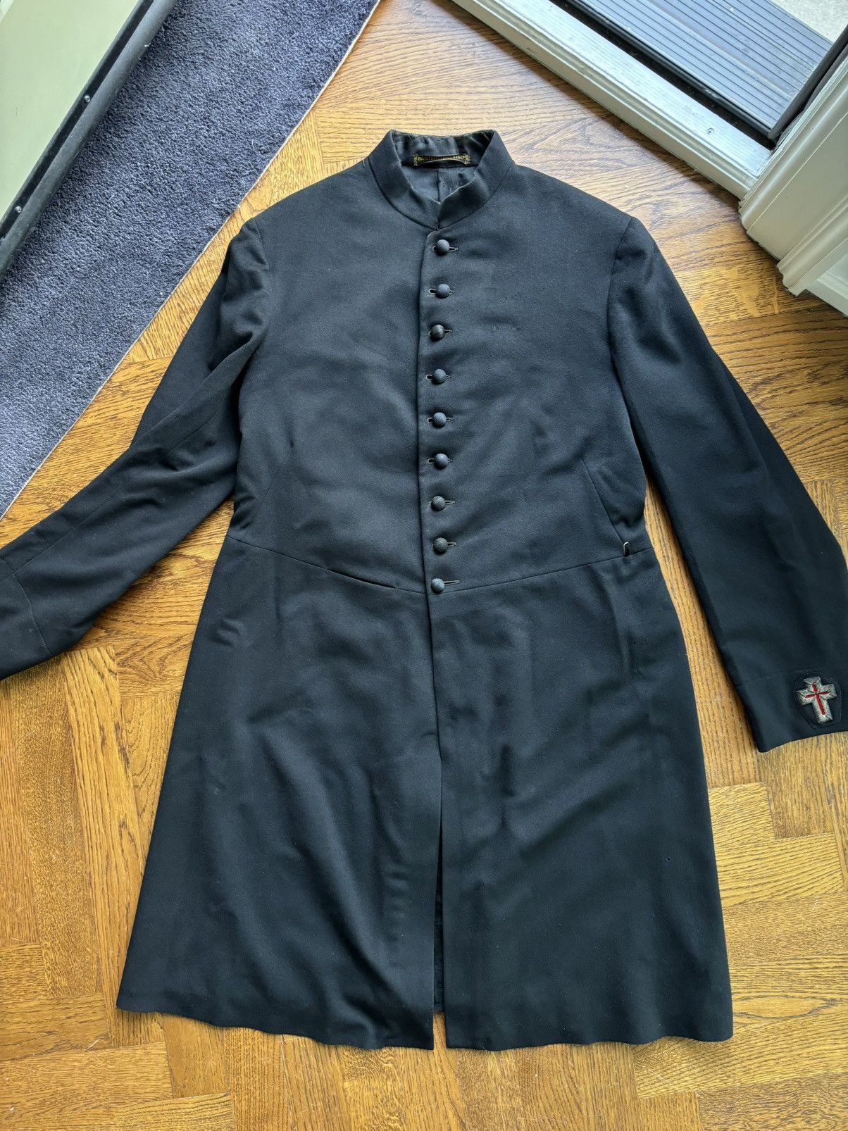 Vintage × Woolrich Woolen Mills 1920s Wool Frock Coat True Vintage Wool Peacoat Robe USA 30s Size US M / EU 48-50 / 2 - 20 Thumbnail