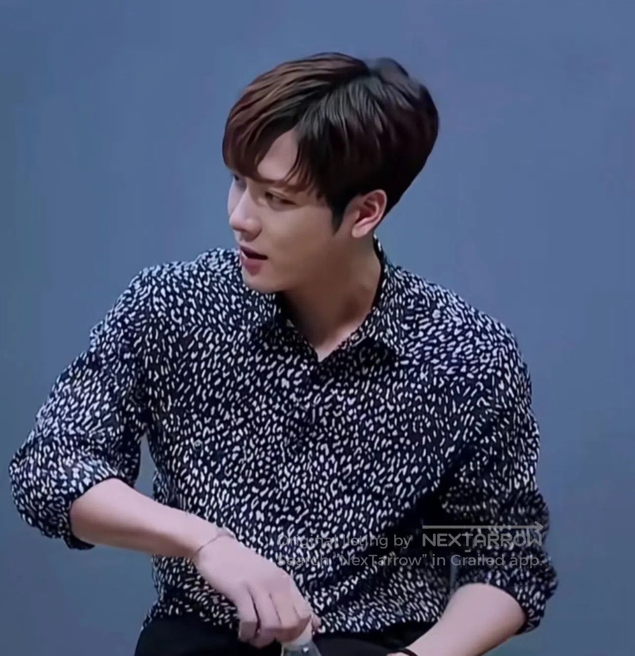 Saint Laurent Paris Saint Laurent Paris Black Leopard Print Shirt| Size XS / US 0-2 / IT 36-38 - 2 Thumbnail