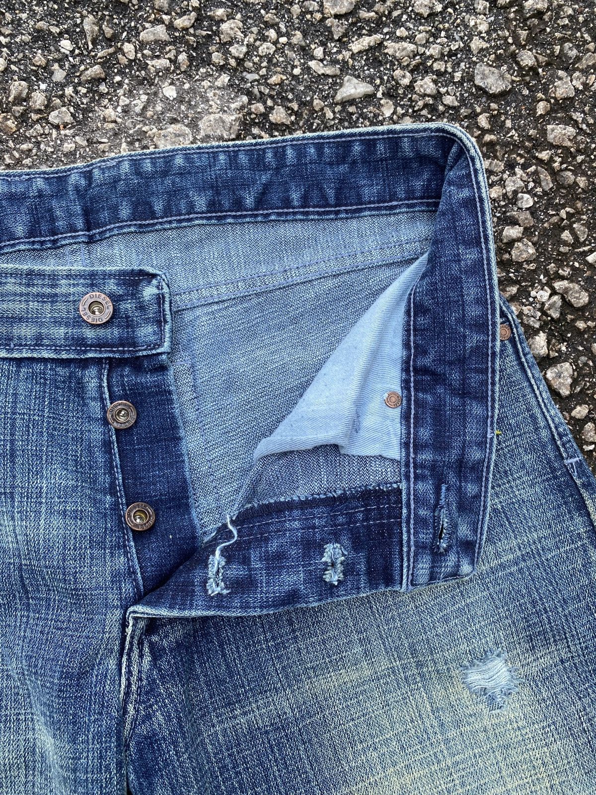 Diesel × Japanese Brand × Tornado Mart 1990s - Vintage Diesel Astronomy Design Flare Denim Size US 32 / EU 48 - 17 Thumbnail