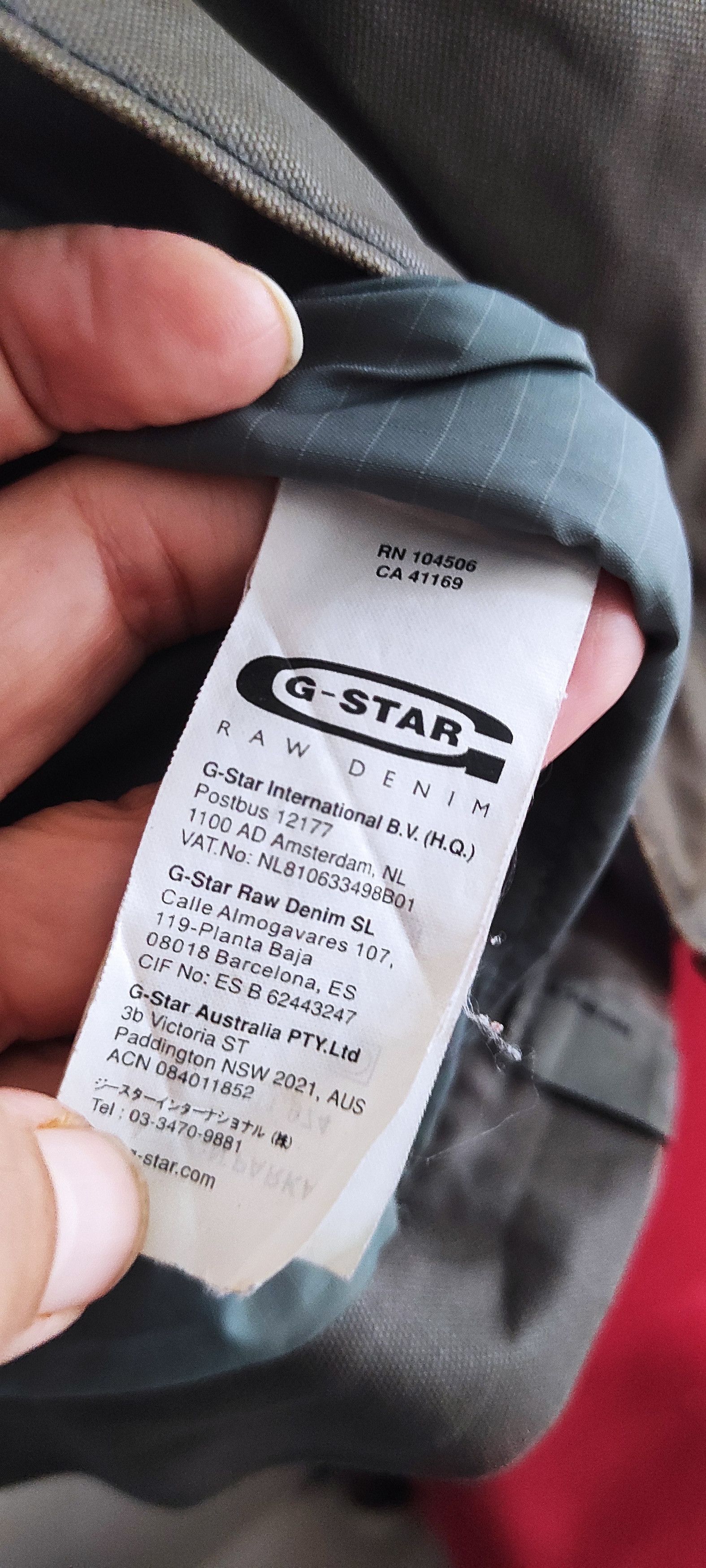 G-Star G-Star RAW Mens Denim Waxed Multi Pockets Jacket Size US XL / EU 56 / 4 - 17 Thumbnail