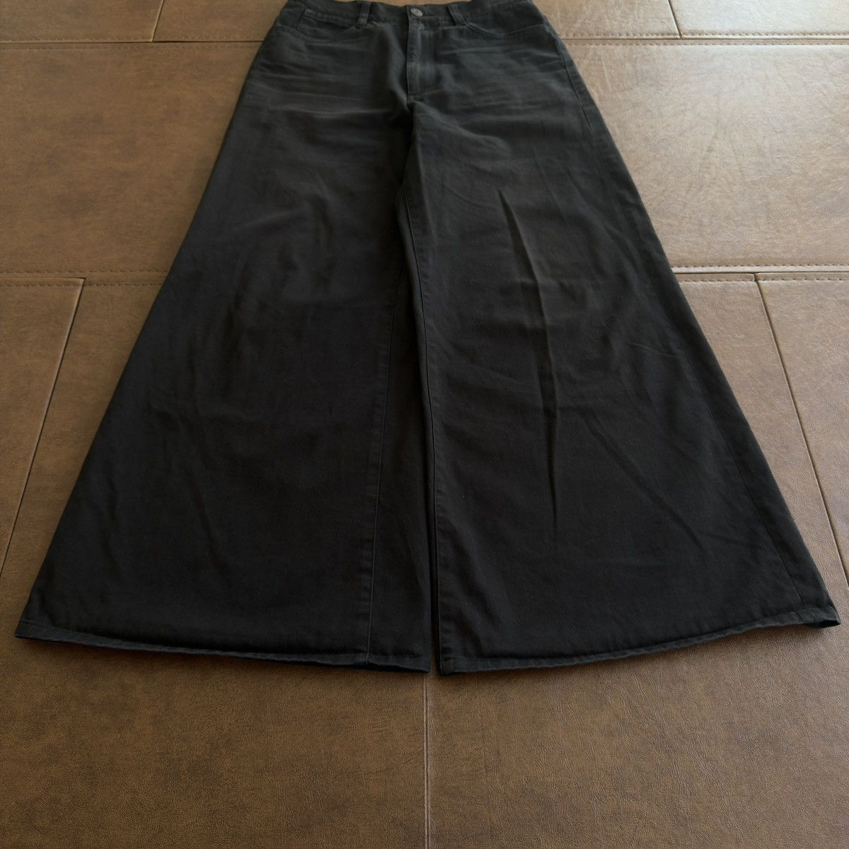 Lad Musician Mega Wide Leg Flare Denim Jeans Size US 28 / EU 44 - 3 Thumbnail