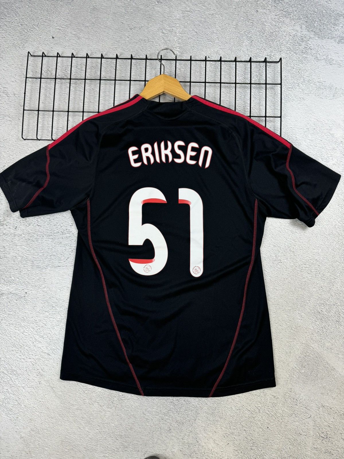 Adidas × Vintage ERIKSEN Vintage Ajax 2009/10 Adidas Jersey Blokcore L sz Size US L / EU 52-54 / 3 - 2 Thumbnail