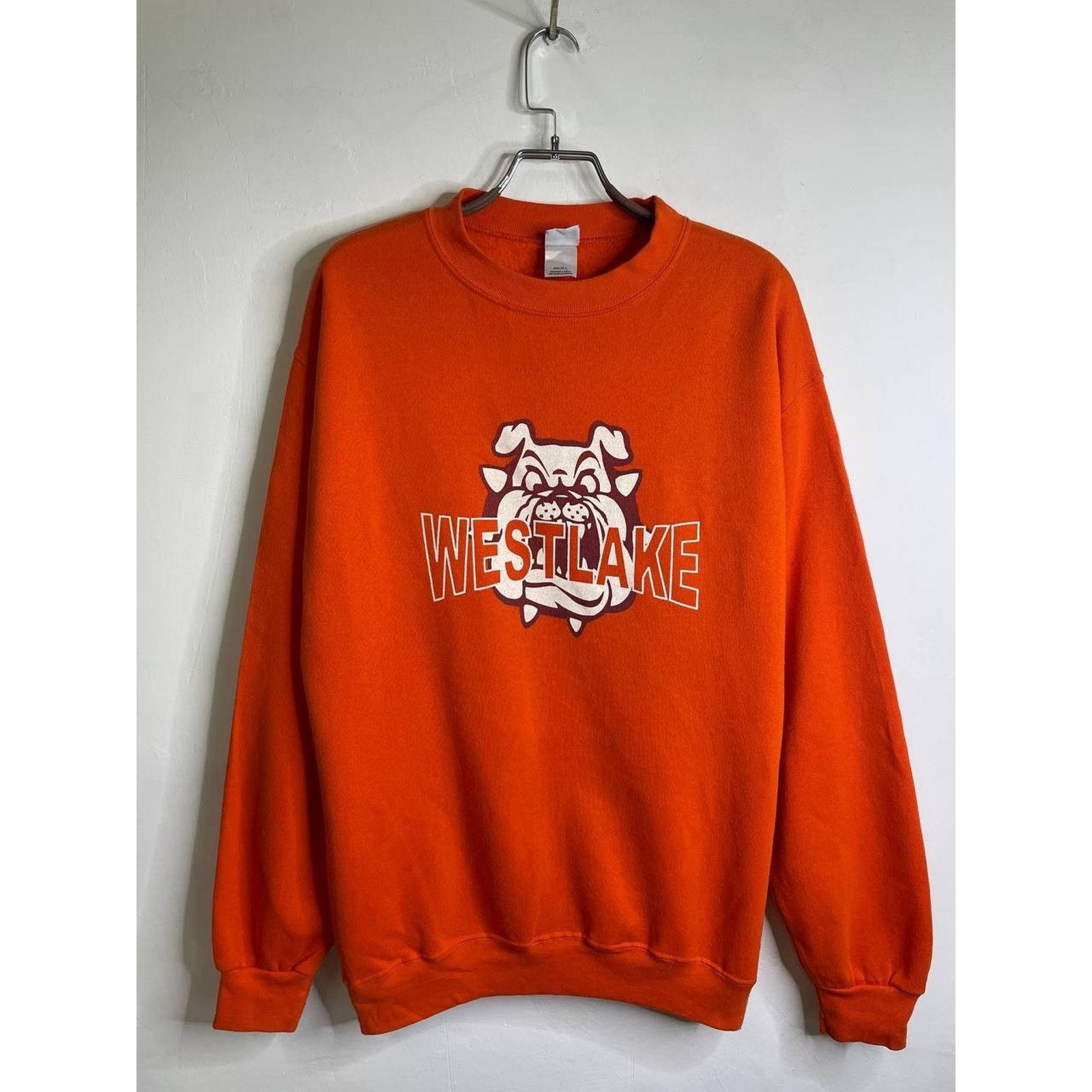 Vintage Vintage Augusta Westlake Bulldogs Orange Sweatshirt Adult L Size US L / EU 52-54 / 3 - 1 Thumbnail