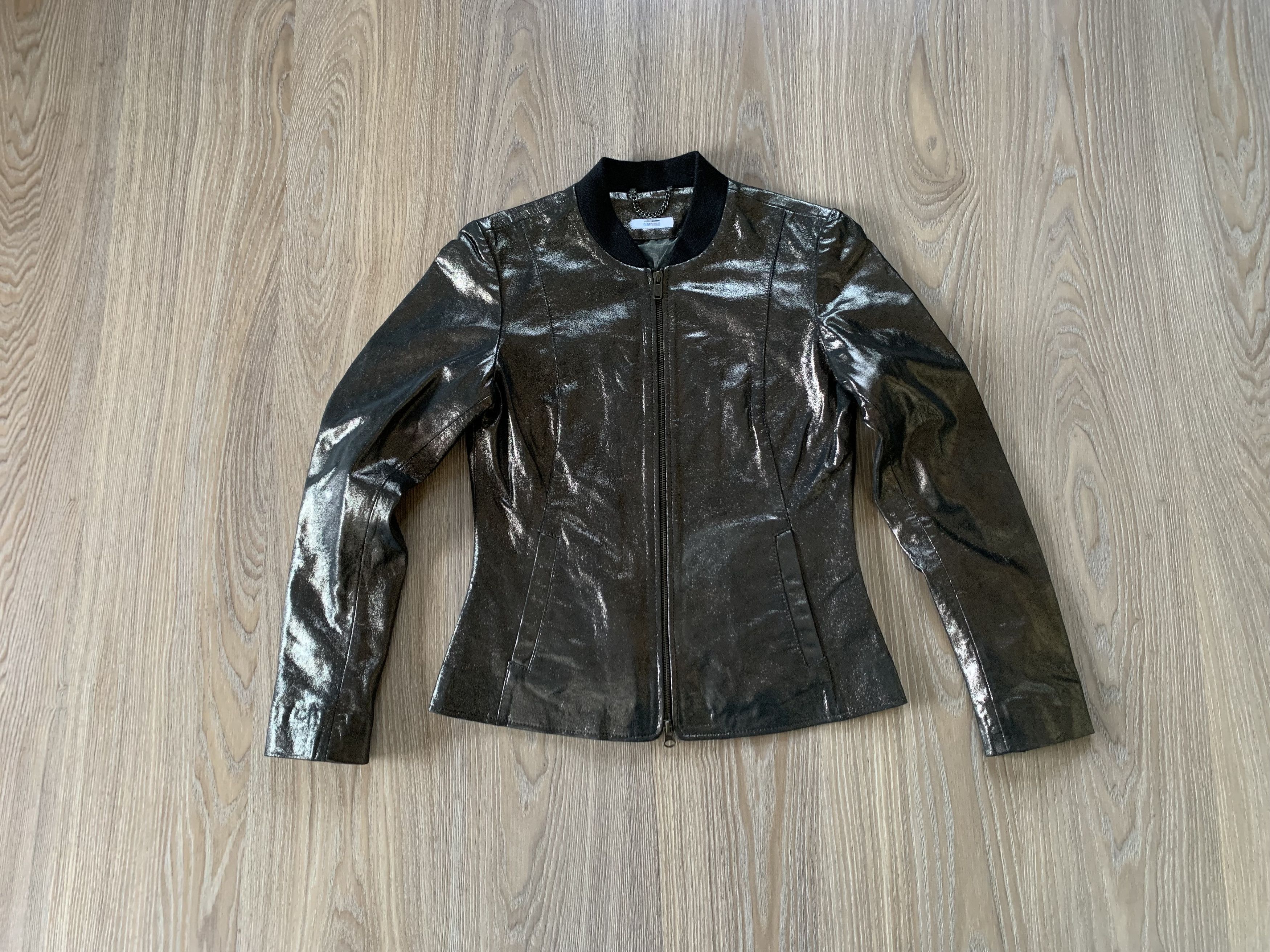 Bomboogie × Genuine Leather Bomboogie Woman Lamb Leather Jacket Size M / US 6-8 / IT 42-44 - 11 Thumbnail