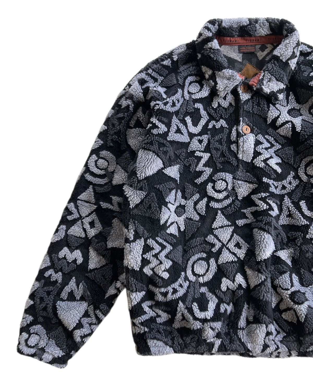 Vintage Vintage Canada Tsunami 3D Print Fleece Pullover Streetwear Size US S / EU 44-46 / 1 - 5 Thumbnail
