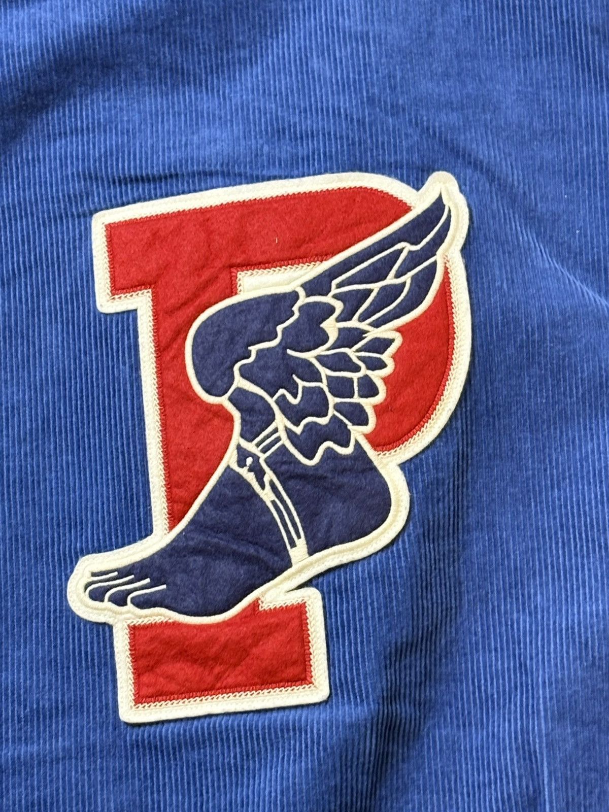 Polo Ralph Lauren Blue & Red Velvet P-Wing Varsity Jacket Ralph Lauren Men’s L Size US L / EU 52-54 / 3 - 10 Thumbnail