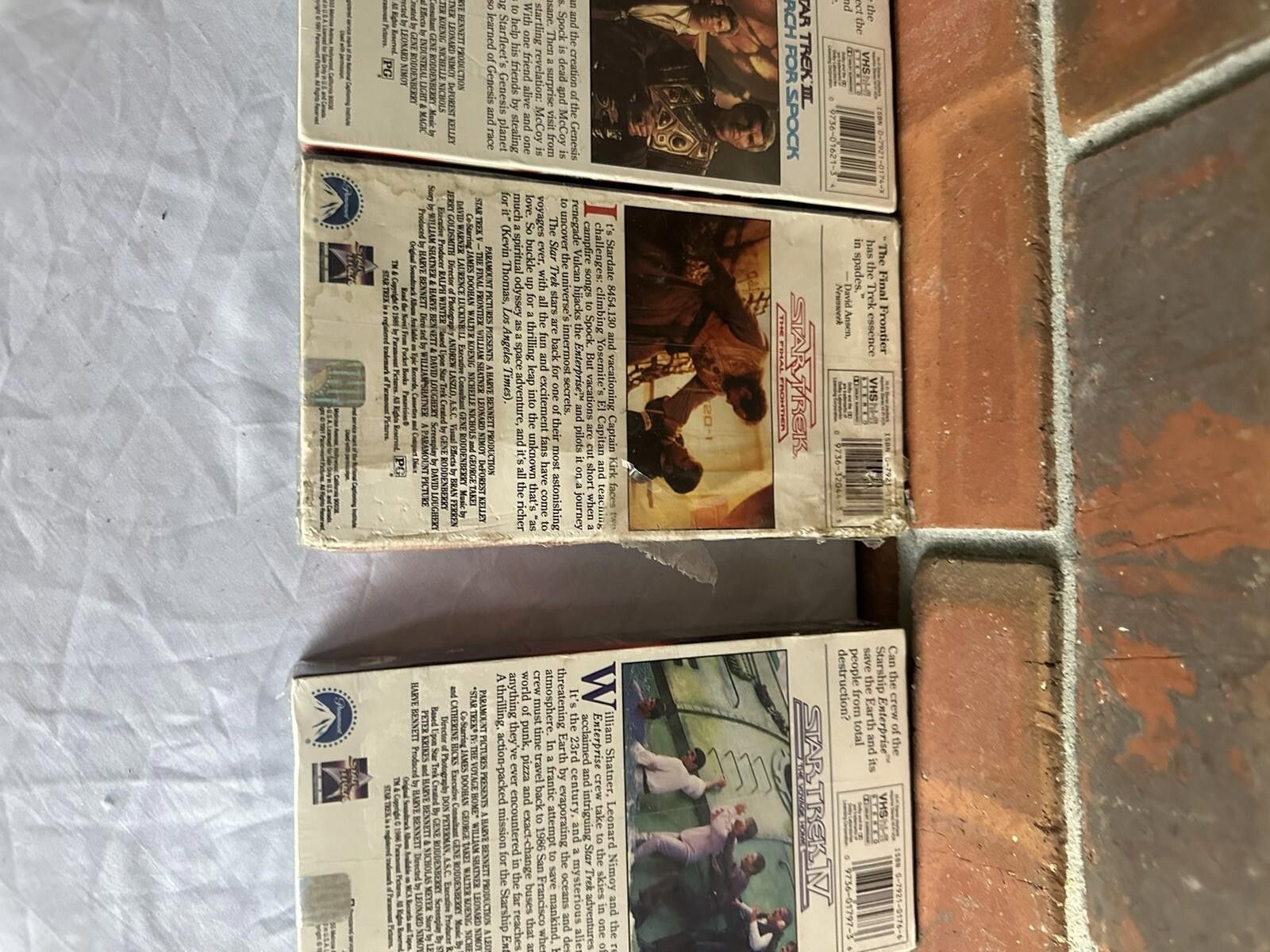 Designer Lot Of 4 Star Trek Movies Size ONE SIZE - 2 Thumbnail