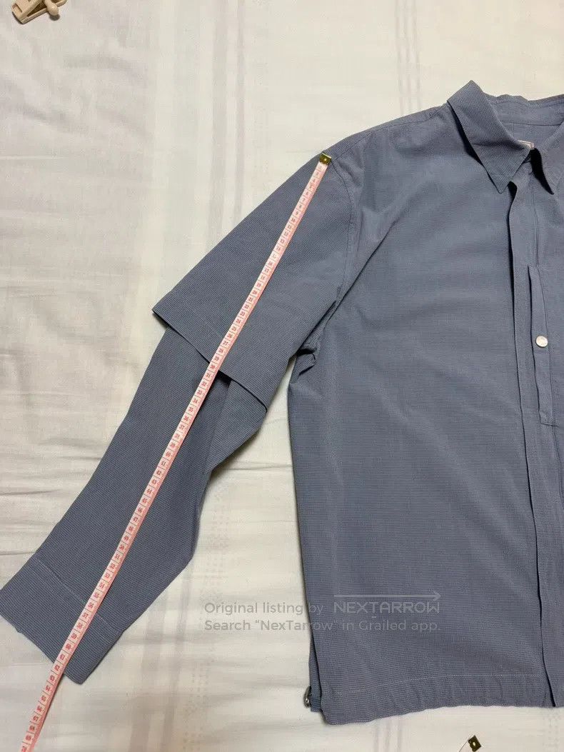 Hermes Hermes Layered Shirt Jacket with Drawstring Hem Size US M / EU 48-50 / 2 - 6 Thumbnail