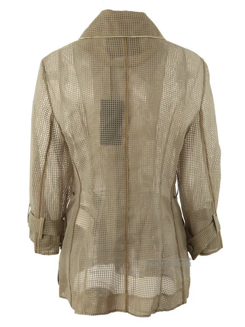 Fendi Fendi Mesh Semi-transparent Fashion Top Jacket Size S / US 4 / IT 40 - 2 Thumbnail
