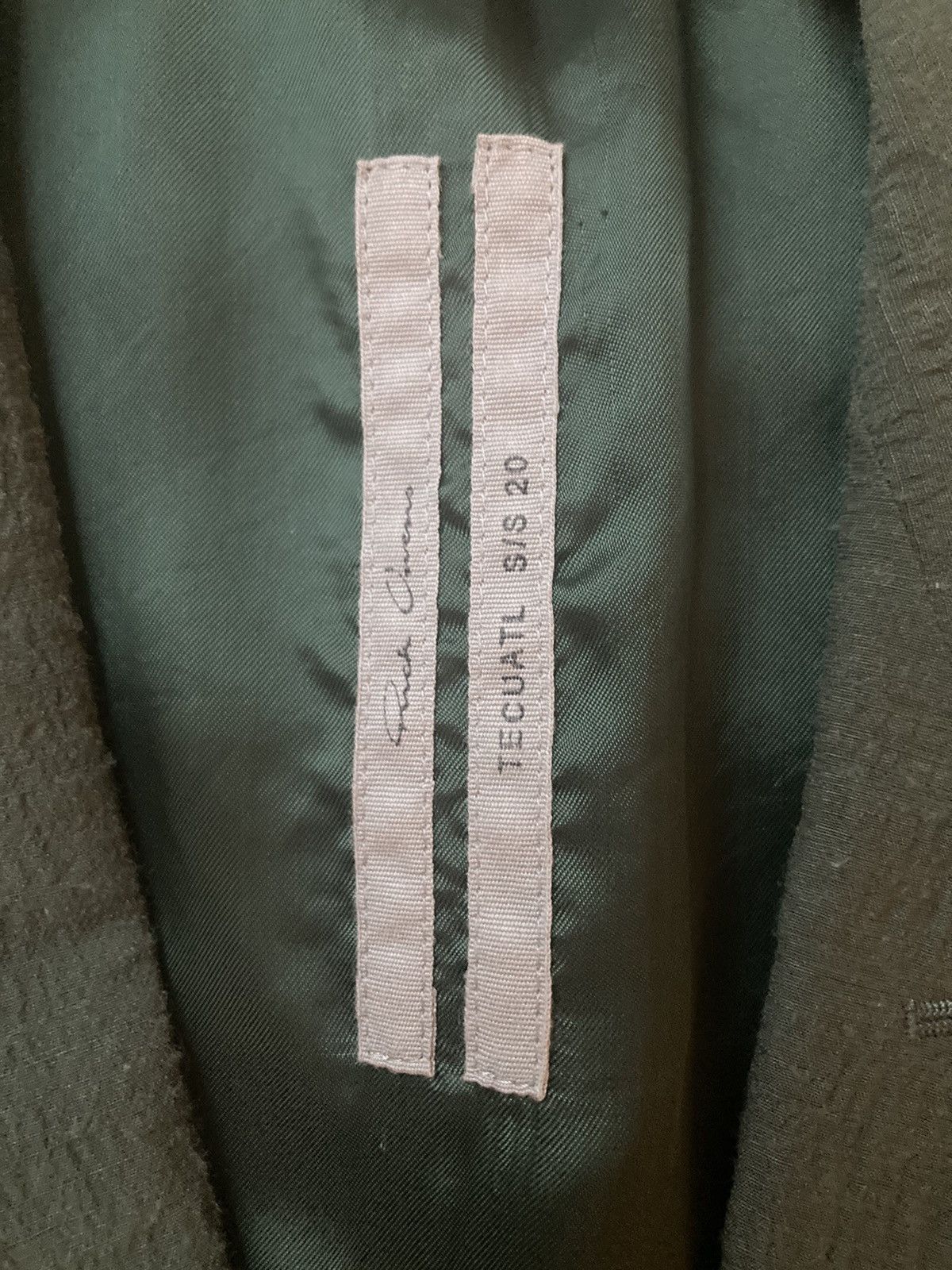 Rick Owens TECUATL SS20 Blazer Size 48R - 7 Thumbnail