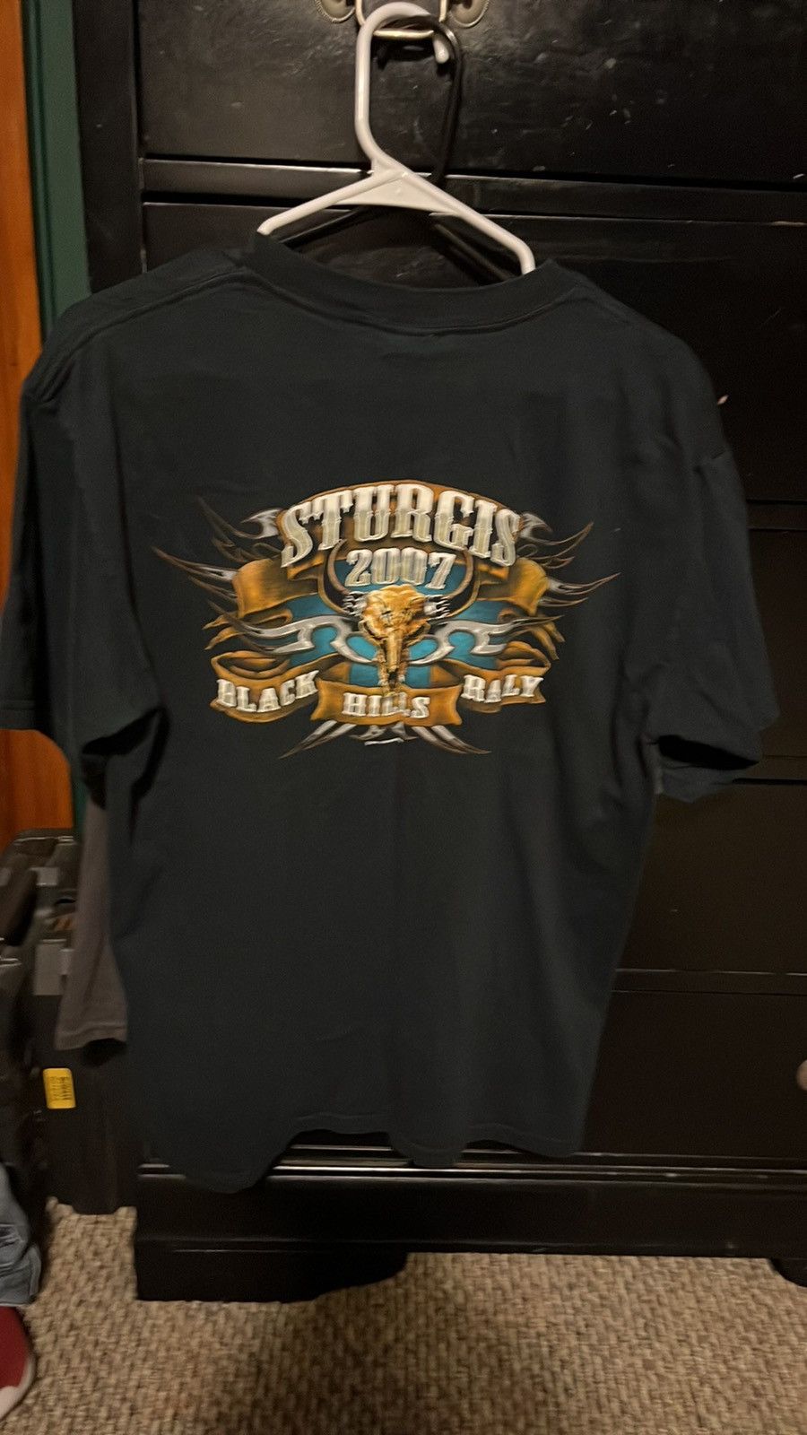 Other 2007 Sturgis Black Hills Biker Rally Shirt Size US L / EU 52-54 / 3 - 4 Thumbnail