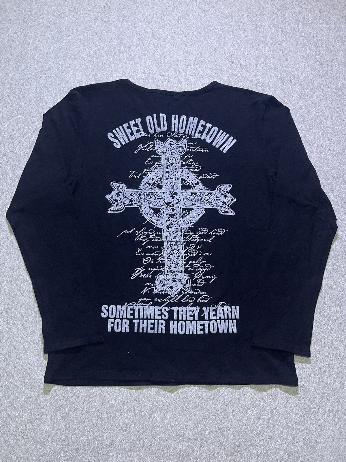 Japanese Brand Y2K HIT CONNECTION long sleeve tshirt cross motif Size US M / EU 48-50 / 2 - 1 Thumbnail