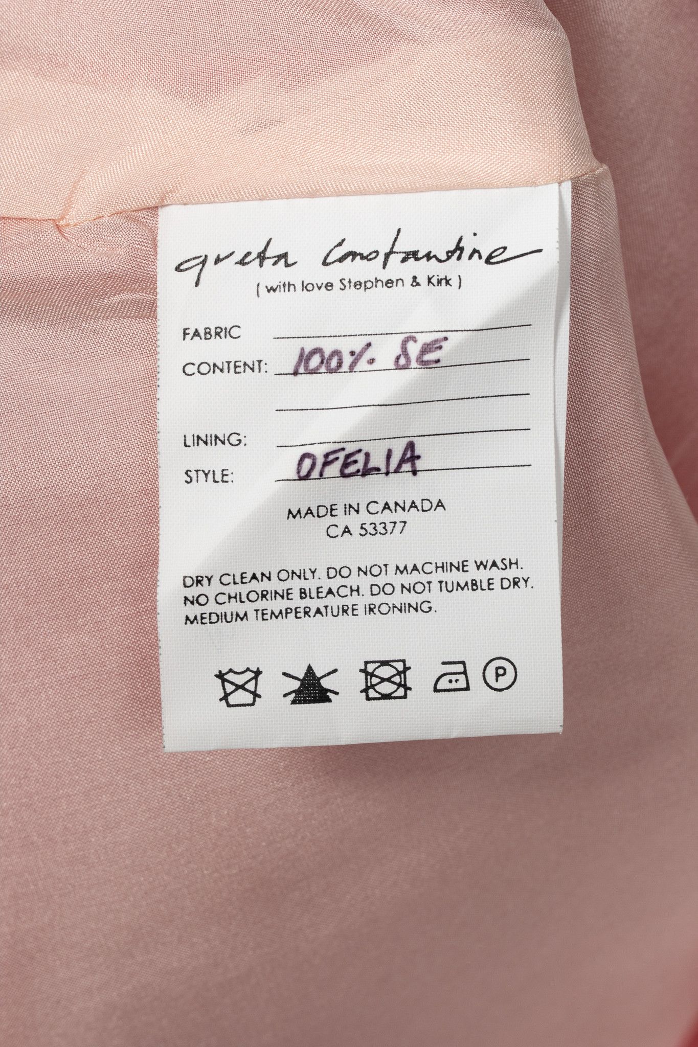 Other Greta Constantine Ofelia Pink Silk-Taffeta Ruffle Blouse Size S / US 4 / IT 40 - 9 Thumbnail
