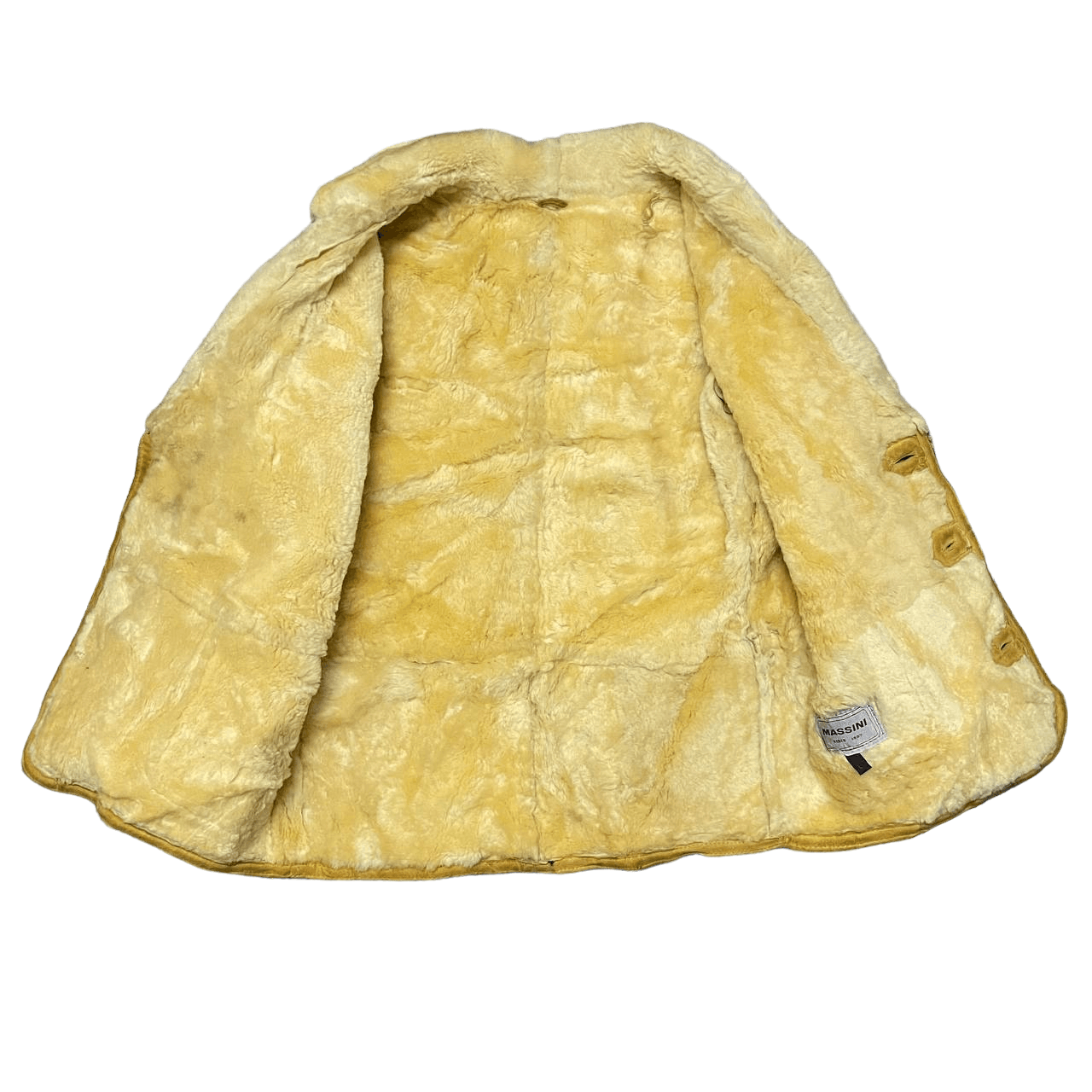 Japanese Brand Vintage Massini Sheepskin Leather Jacket Shearling Coat Size US L / EU 52-54 / 3 - 6 Thumbnail