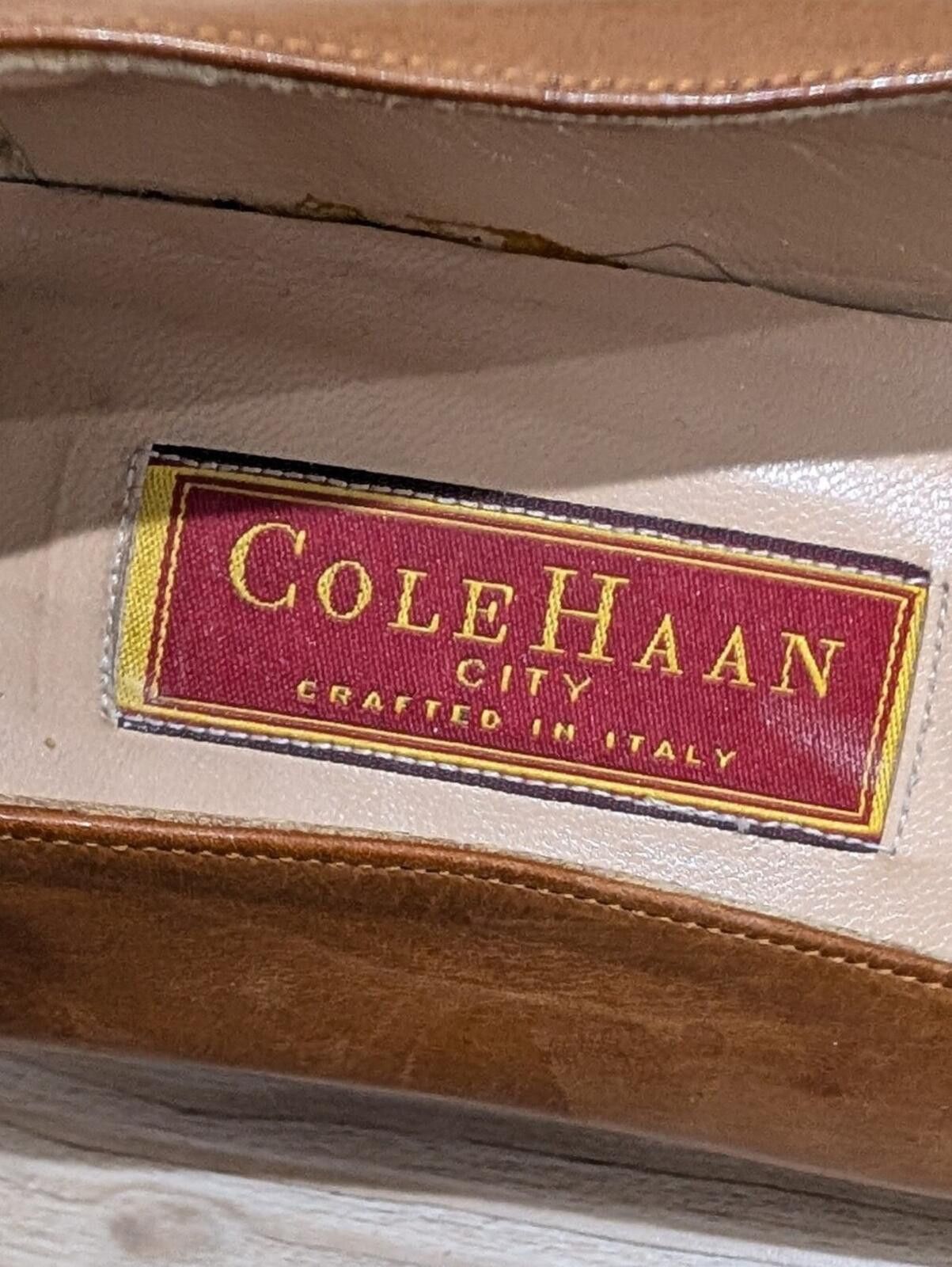 Cole Haan Cole Haan Cognac Leather Penny Loafers Size US 10.5 / IT 40.5 - 5 Thumbnail