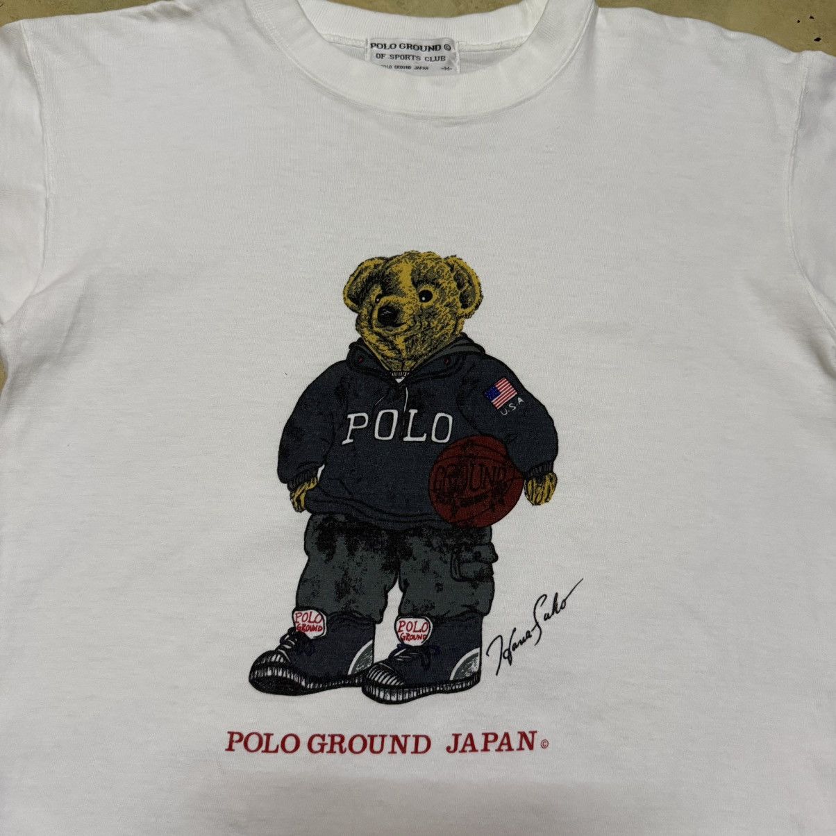 Polo Ralph Lauren Polo Ground Polo Bear Big Logo T Shirt Size US M / EU 48-50 / 2 - 2 Thumbnail