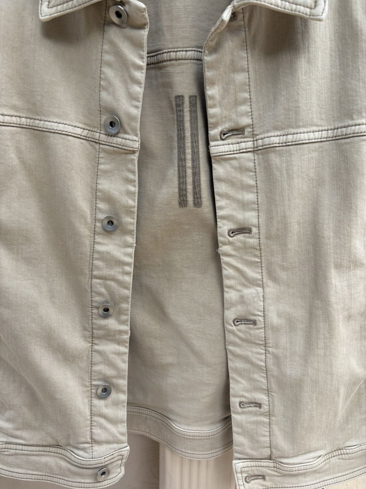 Rick Owens Rick Owens Worker Denim Jacket in Mineral Fogachine Size US M / EU 48-50 / 2 - 3 Thumbnail