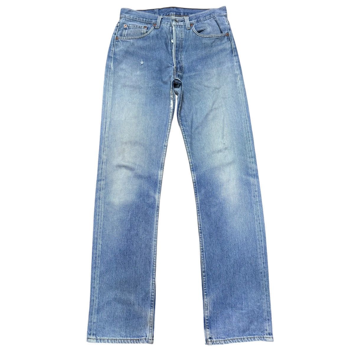 Levi's Vintage 90s Levis 501 Jeans Distressed Grunge Size US 31 - 2 Thumbnail