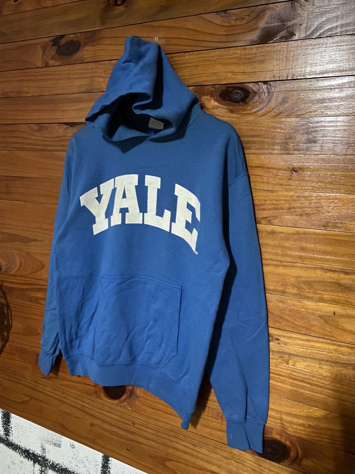 Vintage Vintage Champion Club USA-Made YALE Hoodie – Blue Collegiate Size US M / EU 48-50 / 2 - 4 Thumbnail