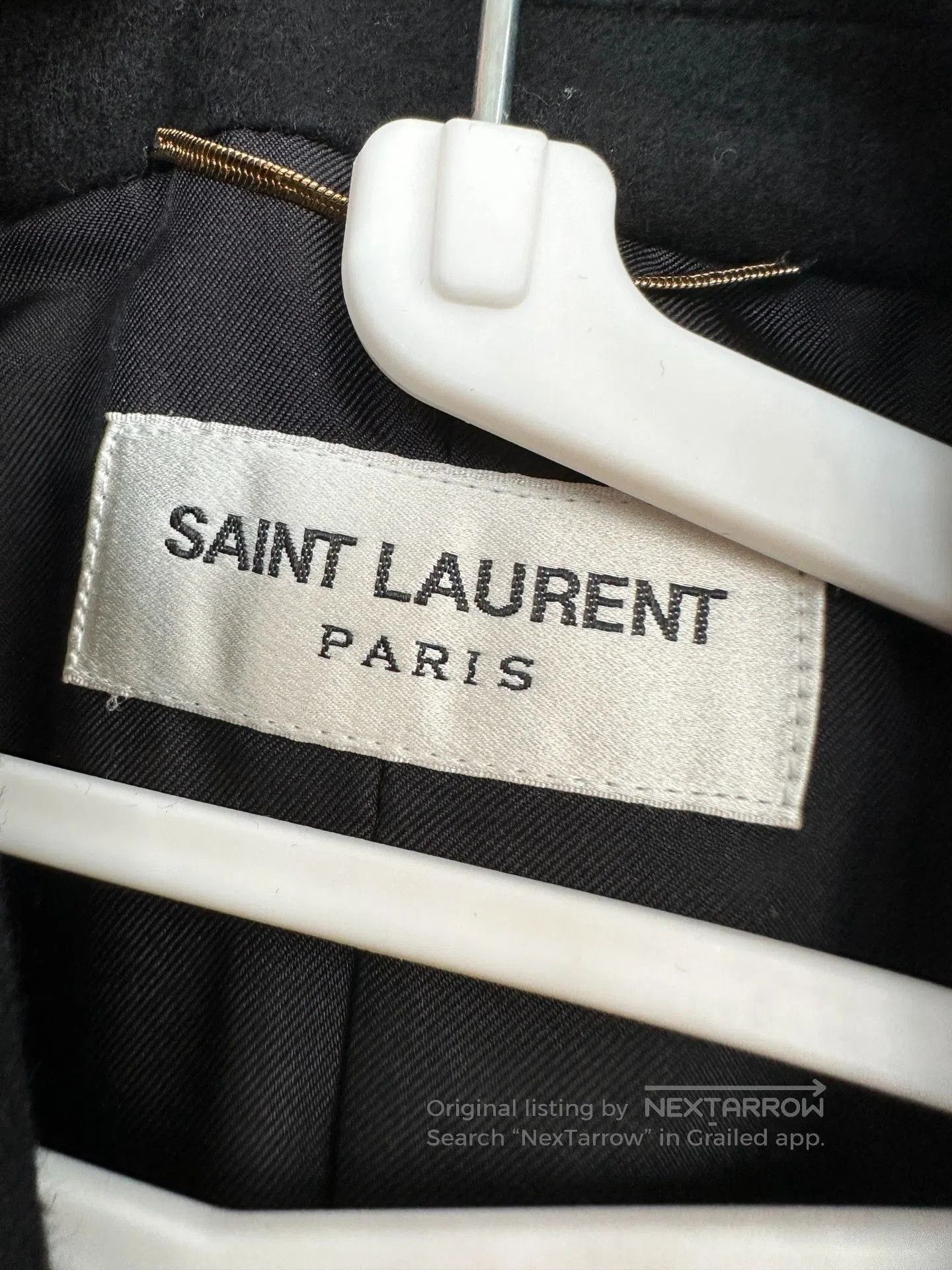 Saint Laurent Paris Saint Laurent Badge Wool Blazer. Size US M / EU 48-50 / 2 - 2 Thumbnail