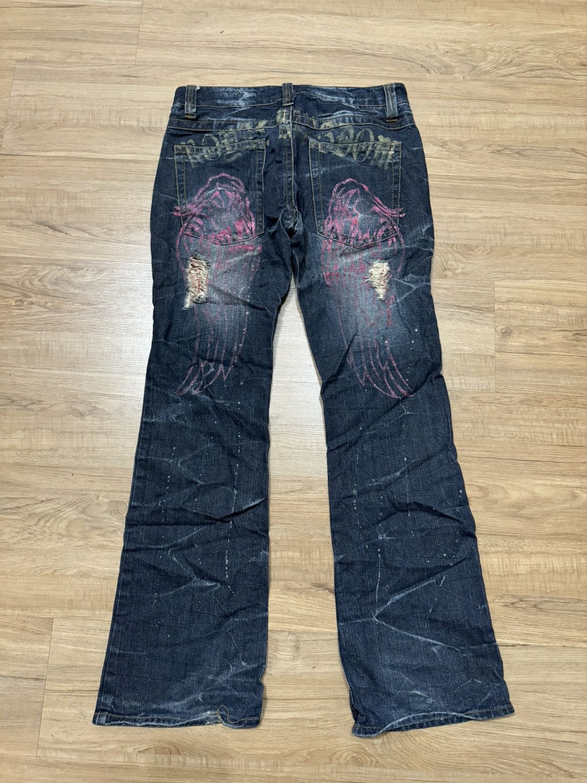 Japanese Brand SORRIDERE FLARE JEANS Size US 32 / EU 48 - 5 Thumbnail