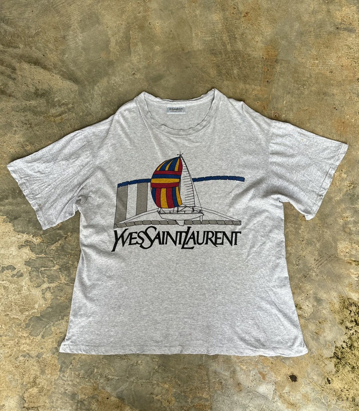 Yves Saint Laurent Vtg YvesSaintLaurent Tshirt Size US L / EU 52-54 / 3 - 1 Thumbnail