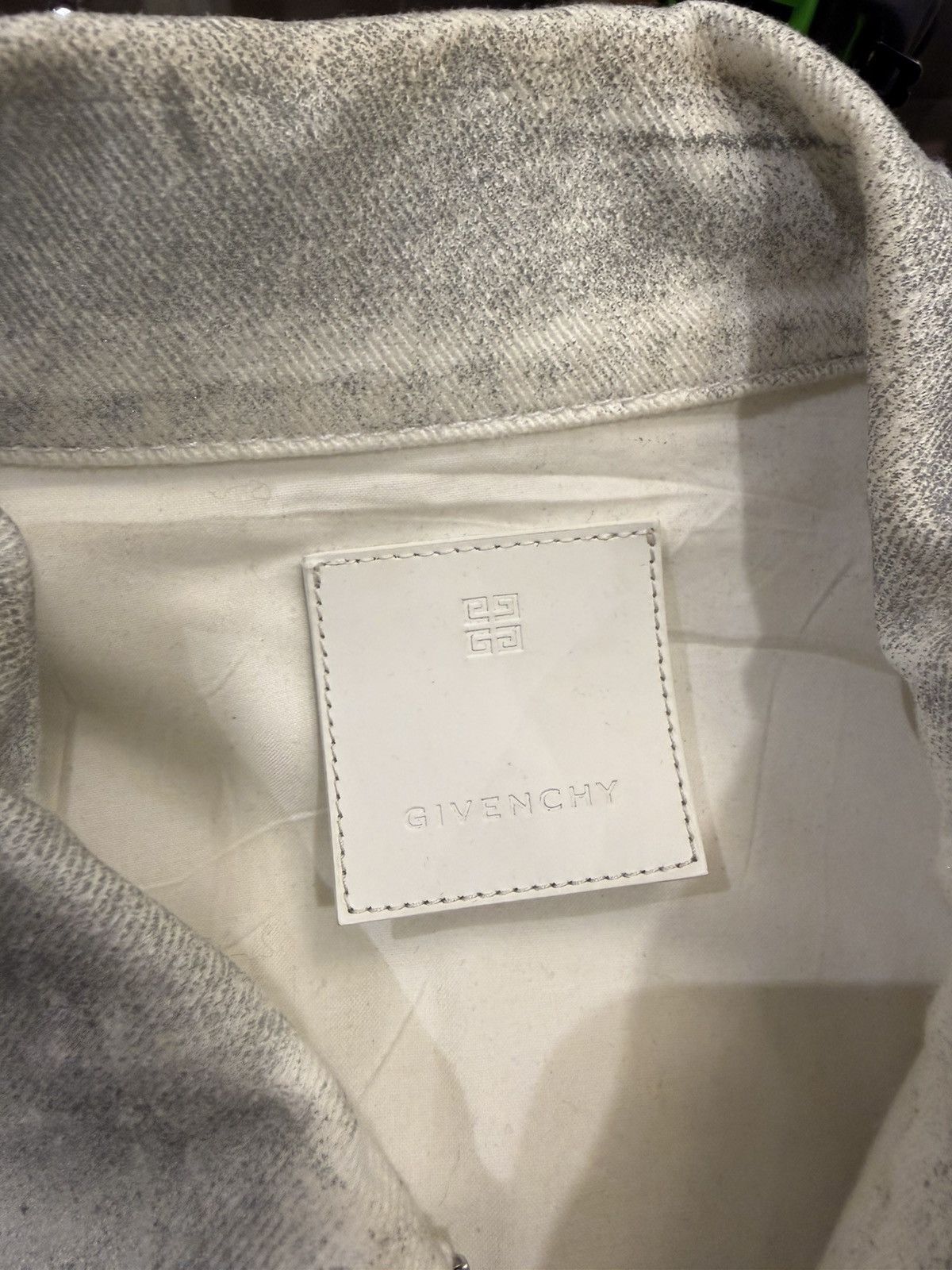 Givenchy Givenchy 4G Graffiti Denim Muscle Jacket Size US S / EU 44-46 / 1 - 4 Thumbnail