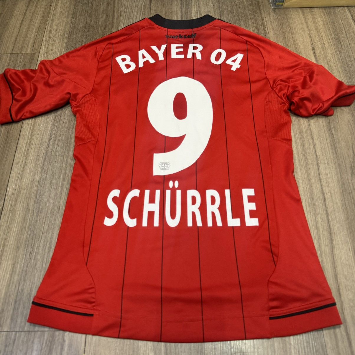 Adidas Leverkusen 12/13 home shirt #9 Schurrle Size US S / EU 44-46 / 1 - 2 Thumbnail