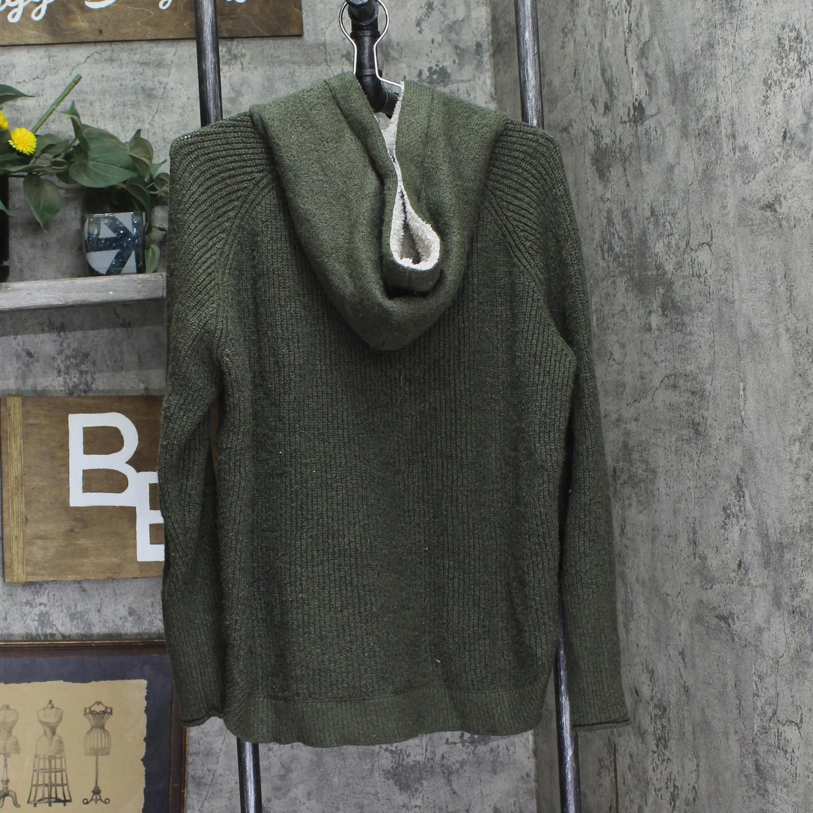 Other Lety & Me Plus Size Sherpa Pullover Sweater Hooded Green 2x Size XXL / US 16-18 / IT 52-54 - 2 Thumbnail