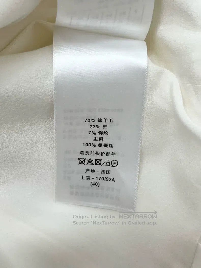 Dior Dior Solid colour ruffle stand-up collar pearl button jack Size S / US 4 / IT 40 - 5 Thumbnail