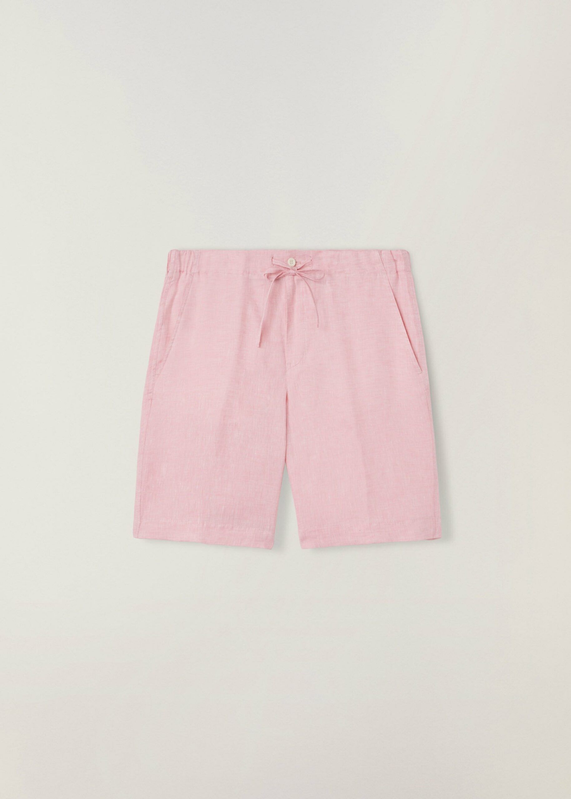 Loro Piana o1srvl11e1024 Bermuda Flat Shorts in Pink Size US 34 / EU 50 - 1 Preview