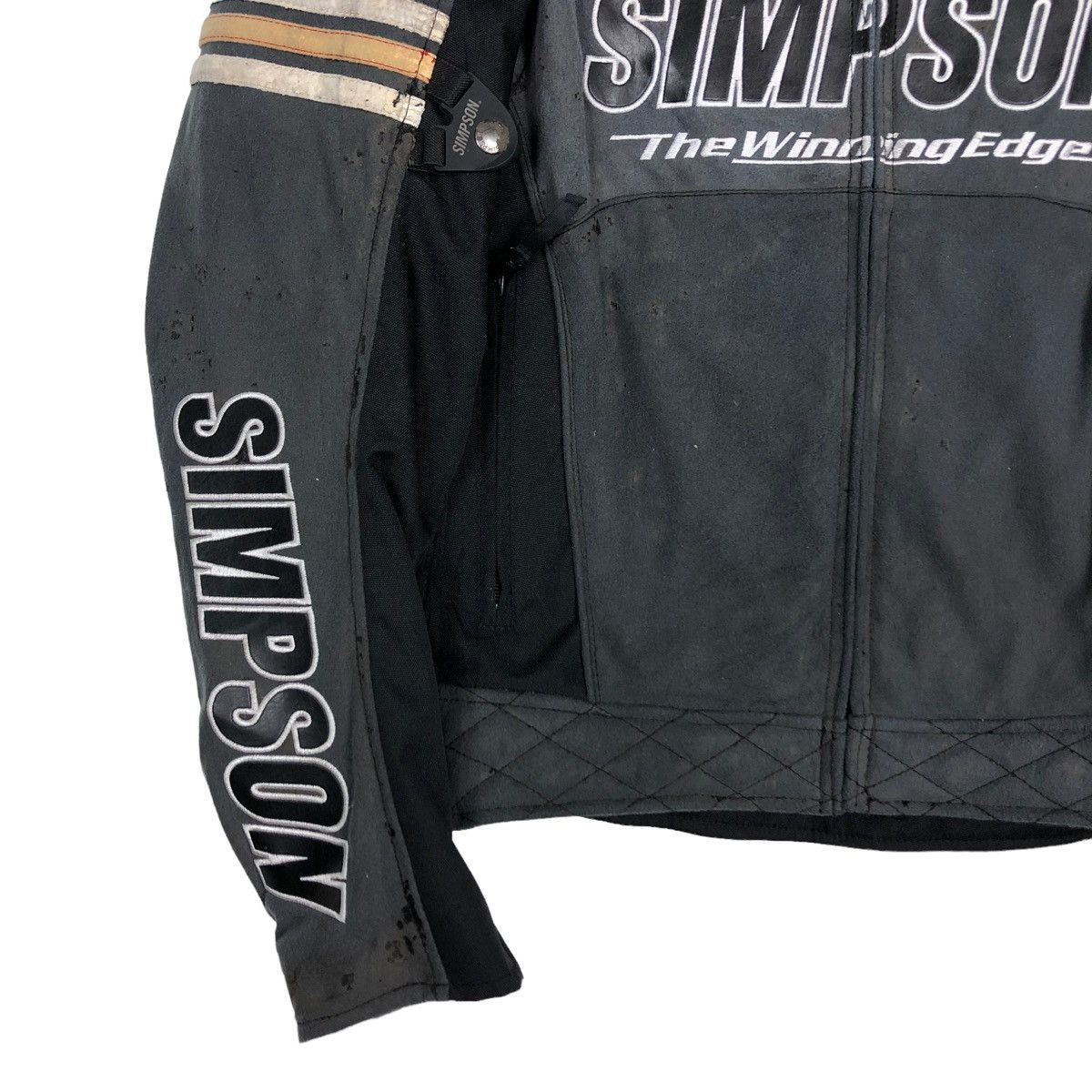 Hein Gericke 🔥VINTAGE DRAG RACING BIKER MOTORCROSS SIMPSON BIG LOGO Size US L / EU 52-54 / 3 - 6 Thumbnail