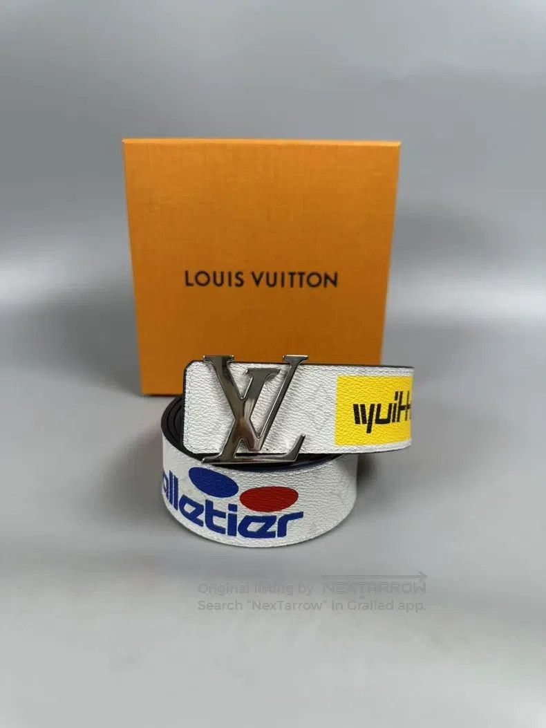 Louis Vuitton Louis Vuitton size 100 Chalk Badge Co-branded Belt Size ONE SIZE - 1 Thumbnail