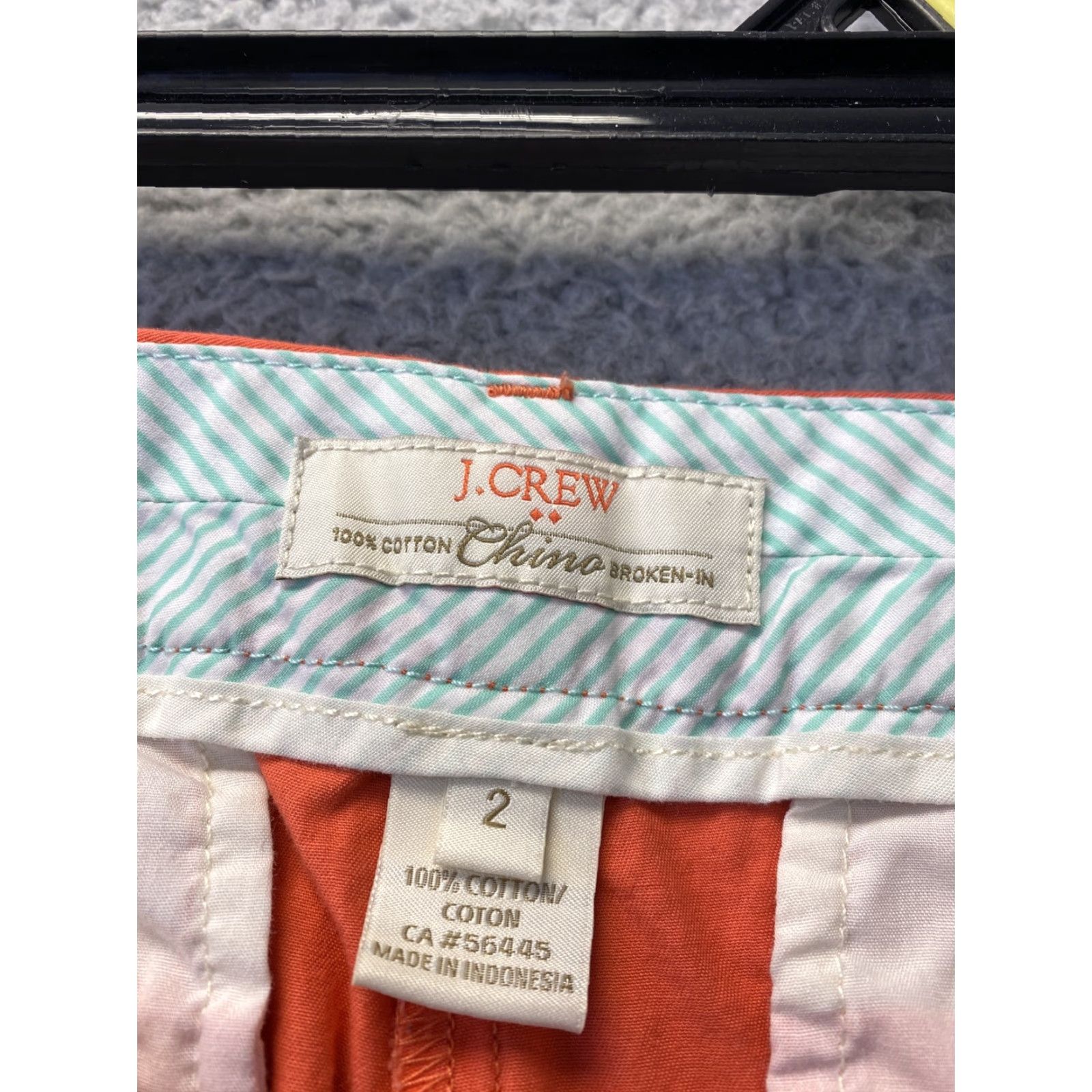 J.Crew J.CREW Shorts Women 2 Coral Linen Blend Waist Pockets /96-49 Womens Size 26" / US 2 / IT 38 - 3 Thumbnail