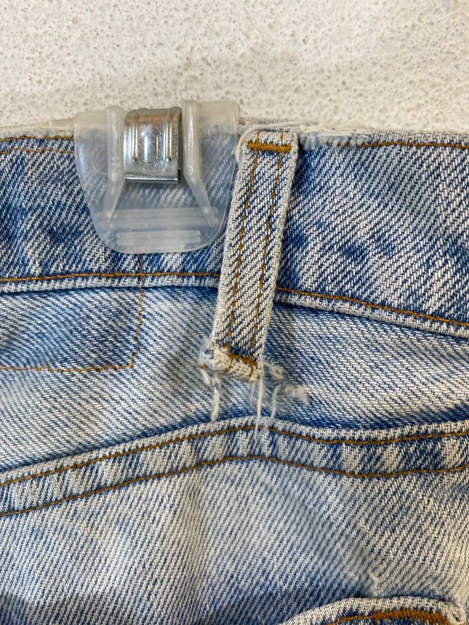 Levi's vintage levis 505 light wash denim nice design Size US 31 - 4 Thumbnail