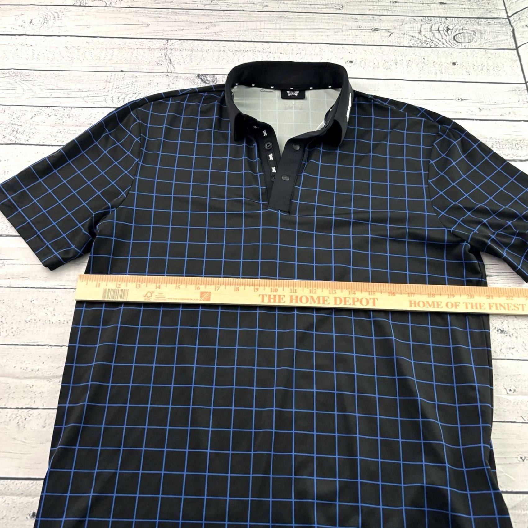 Vintage PXG Short Sleeve Geometric Snap Button Front Golf Polo Shirt Men's S Black Size US S / EU 44-46 / 1 - 5 Thumbnail
