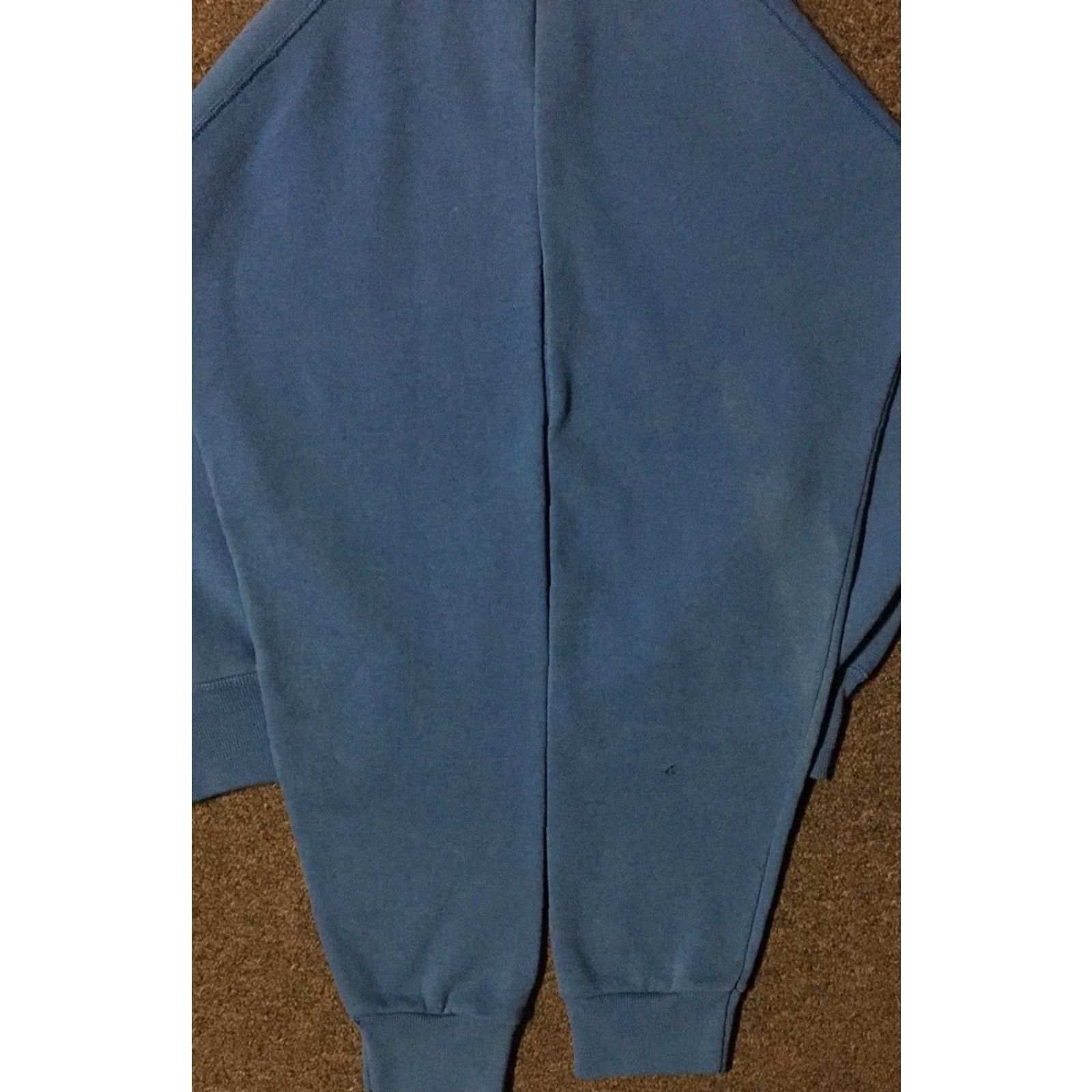 Vintage VINTAGE 80s 91st Psalm School Eagles Faded Distressed Sweatshirt S Mens Blue Pullover Hoodie US Made Size US S / EU 44-46 / 1 - 7 Thumbnail