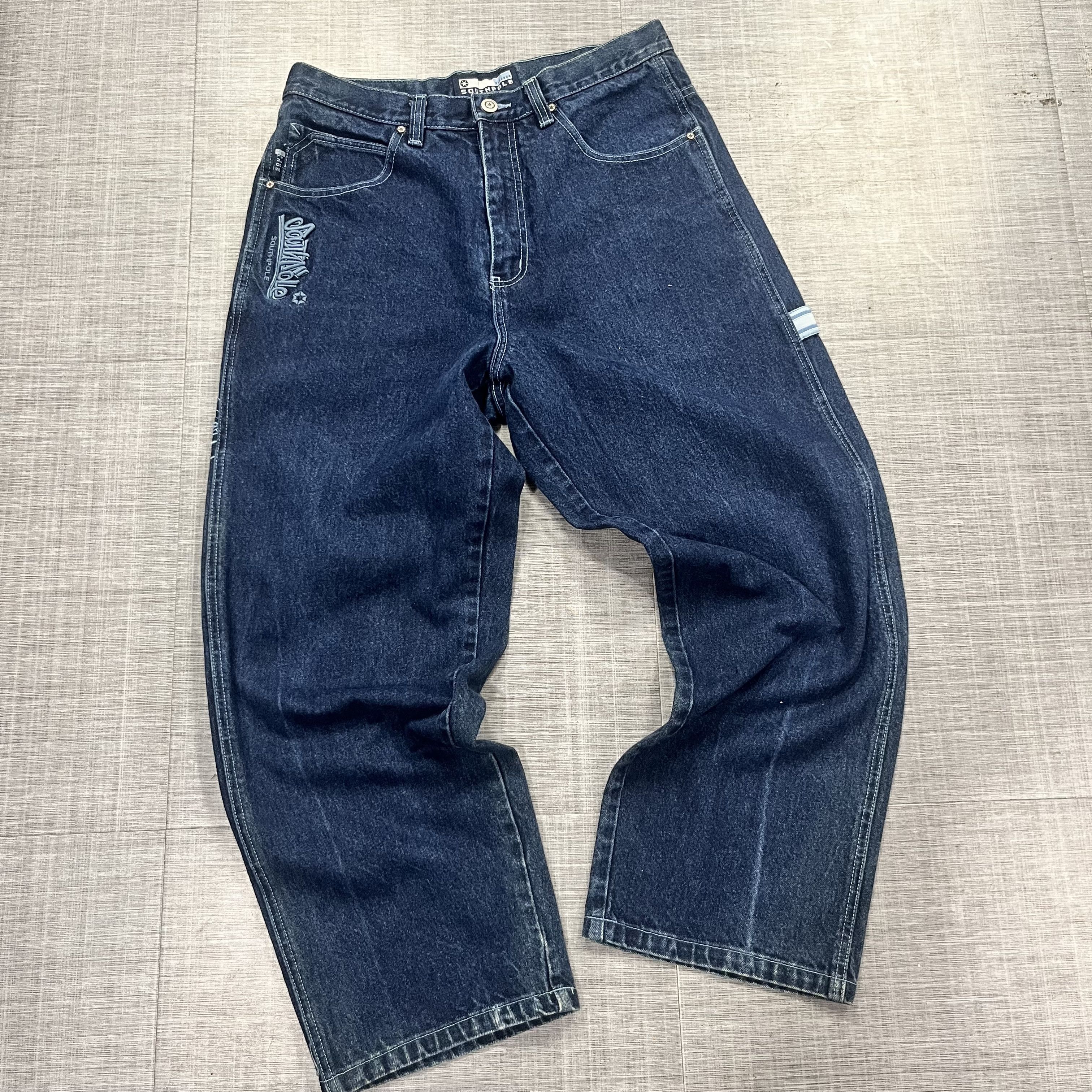 JNCO × Southpole Crazy VTG Y2k Embroderd South Pole Jeans Size US 34 / EU 50 - 3 Thumbnail
