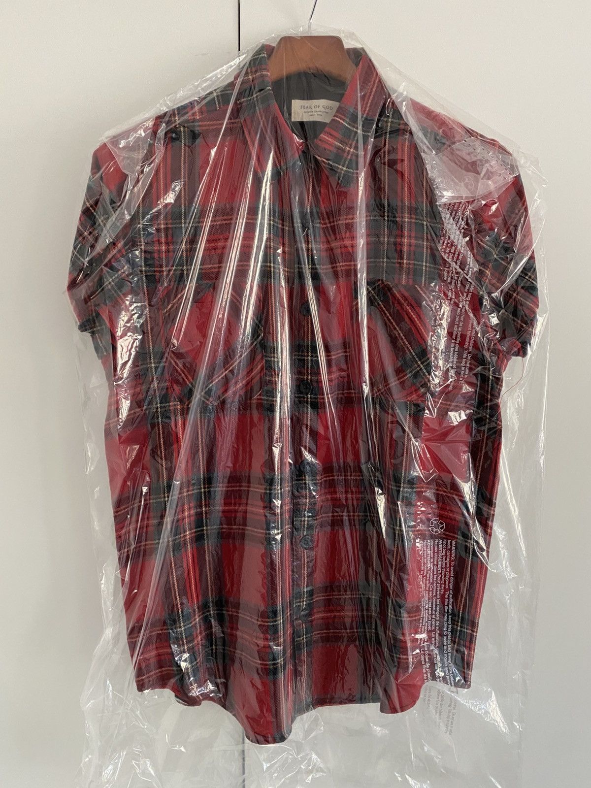 Fear of God Second Collection Sleeveless Flannel Size US S / EU 44-46 / 1 - 8 Thumbnail