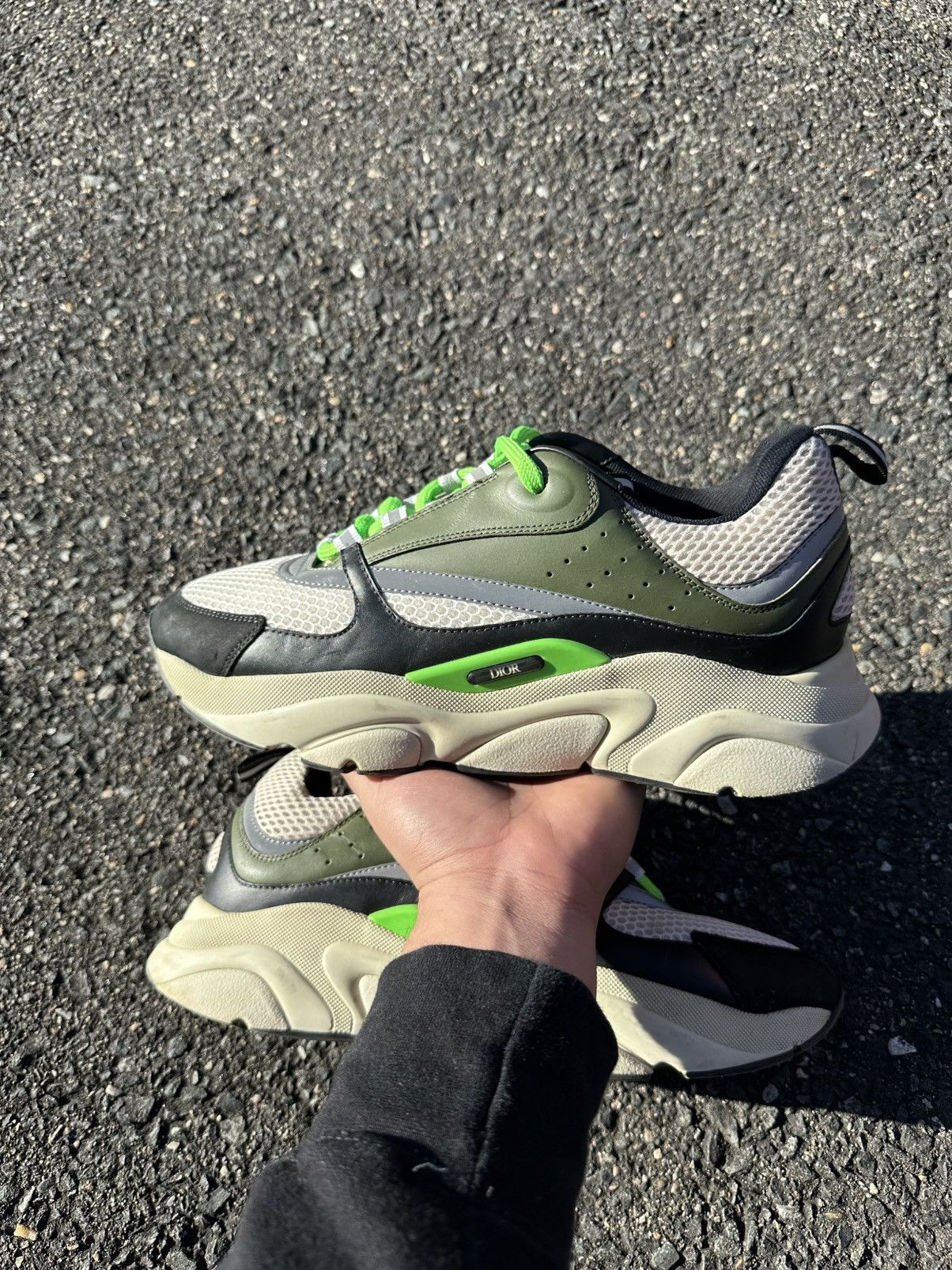 Dior Dior B22 Khaki Pistachio Size US 11 / EU 44 - 10 Thumbnail
